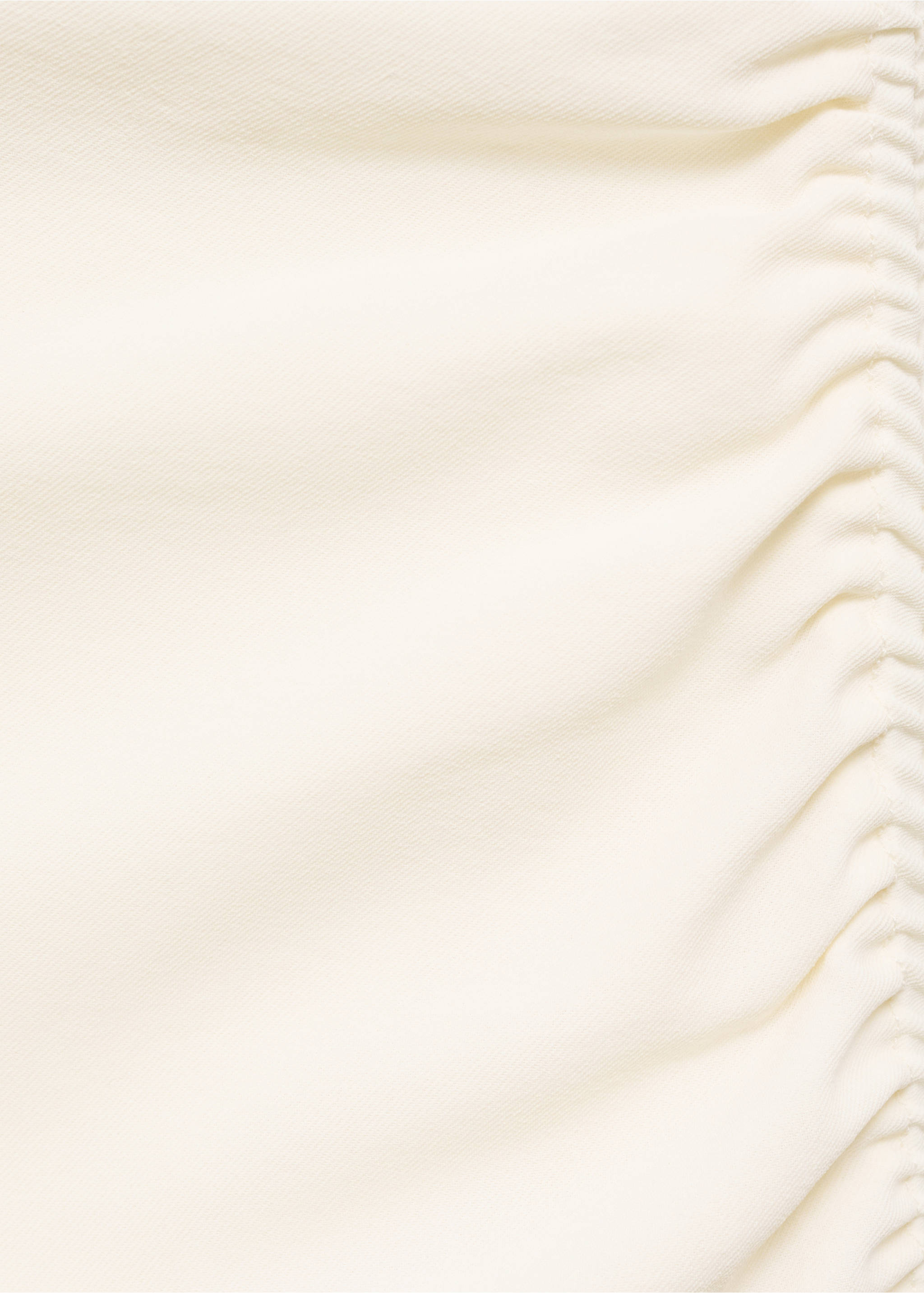Asymmetrical pleated dress - Details of the article 0, Off White. Ref: 17024089-00.