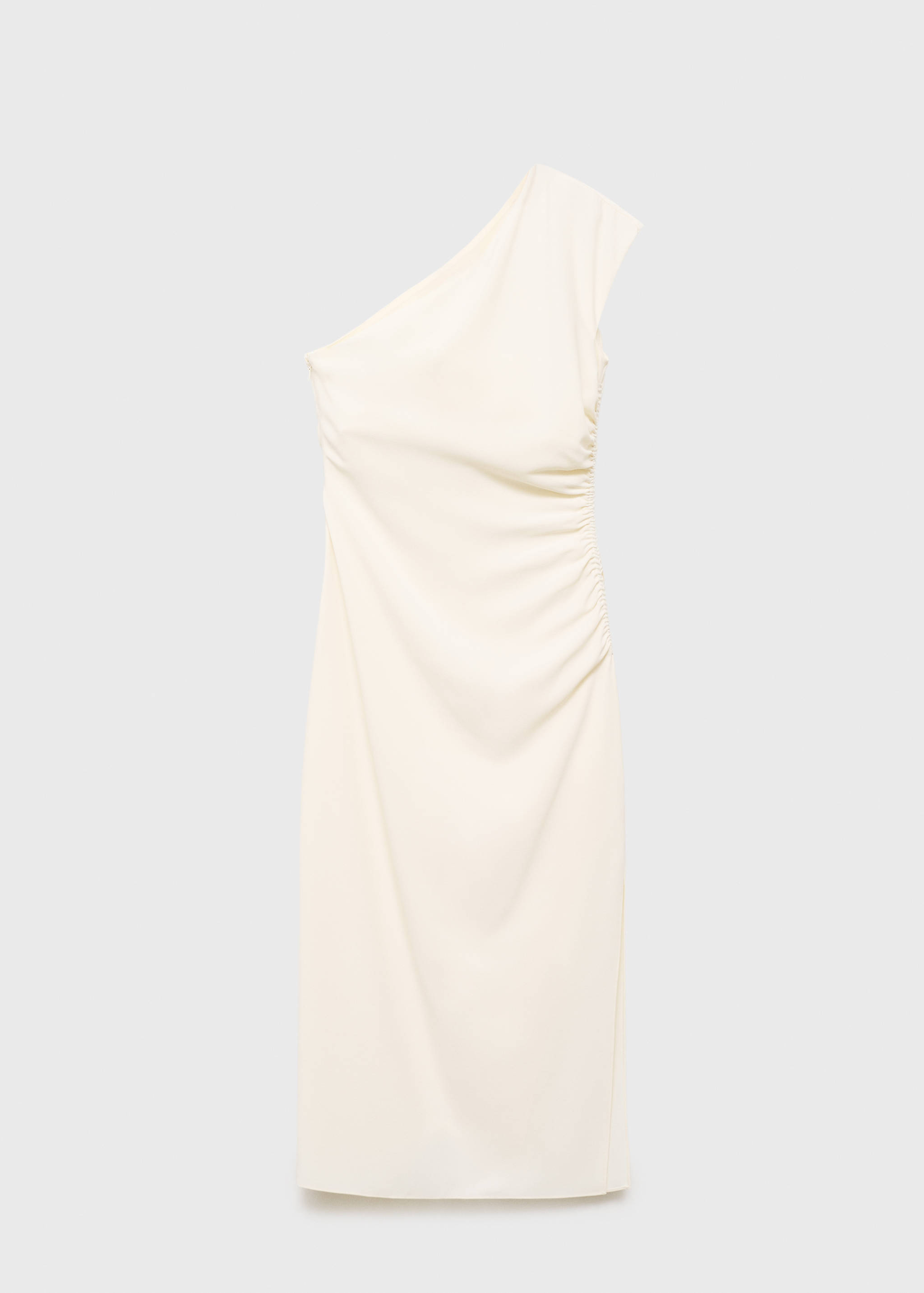 Robe asymétrique froncée - Article sans modèle