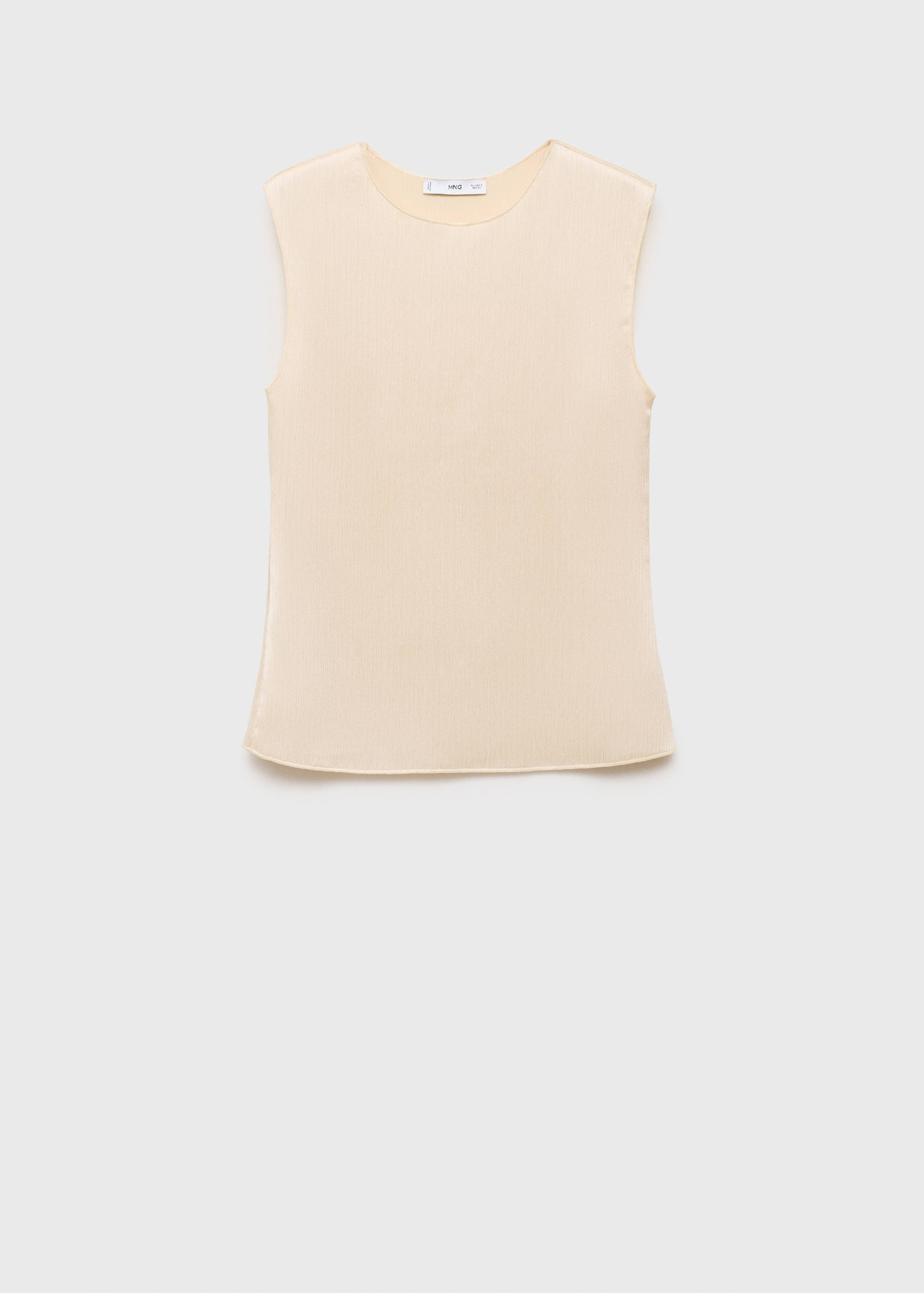 Top punto plisado - Artículo sin modelo