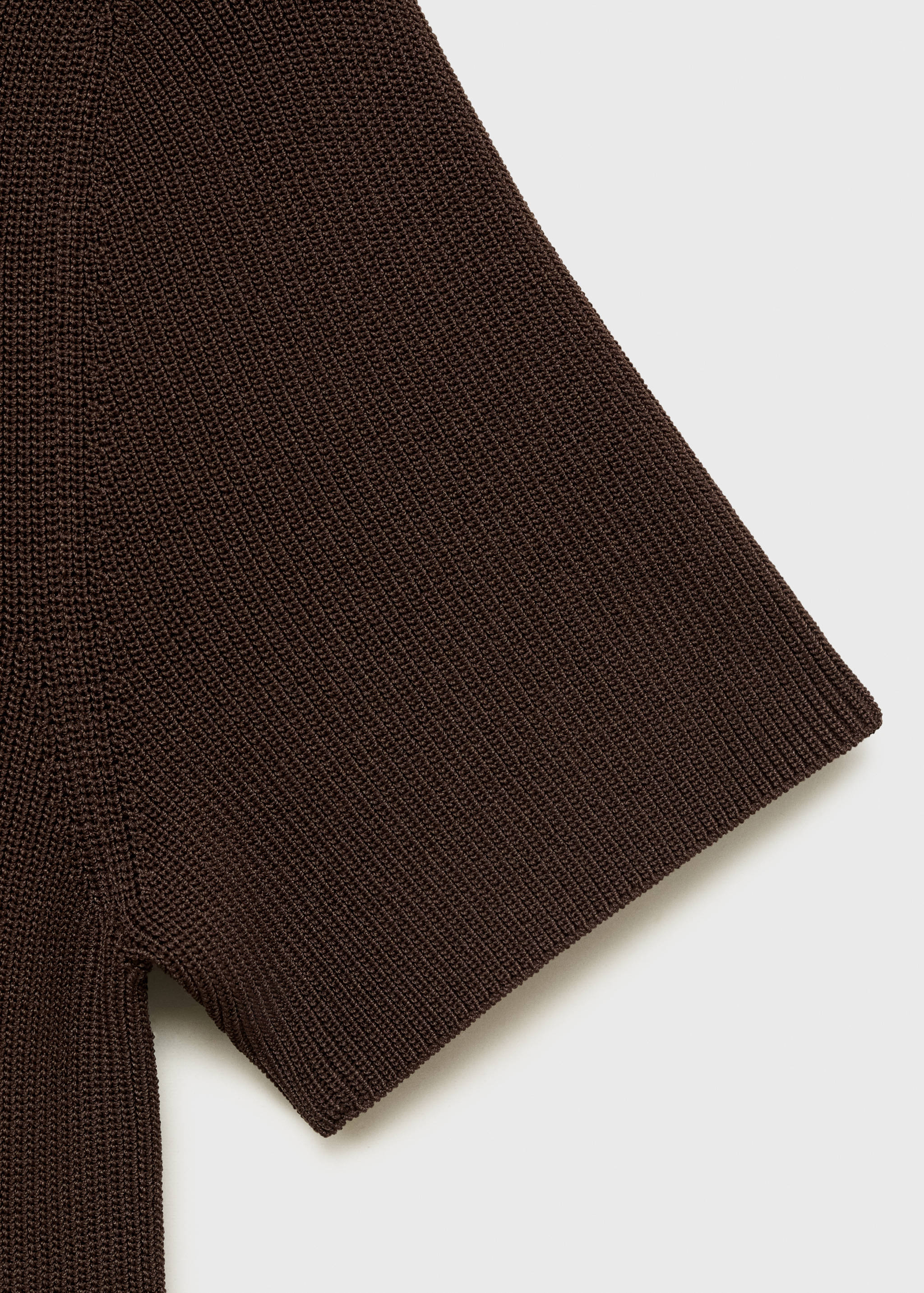 Perkins-neck knitted dress - Details of the article 0