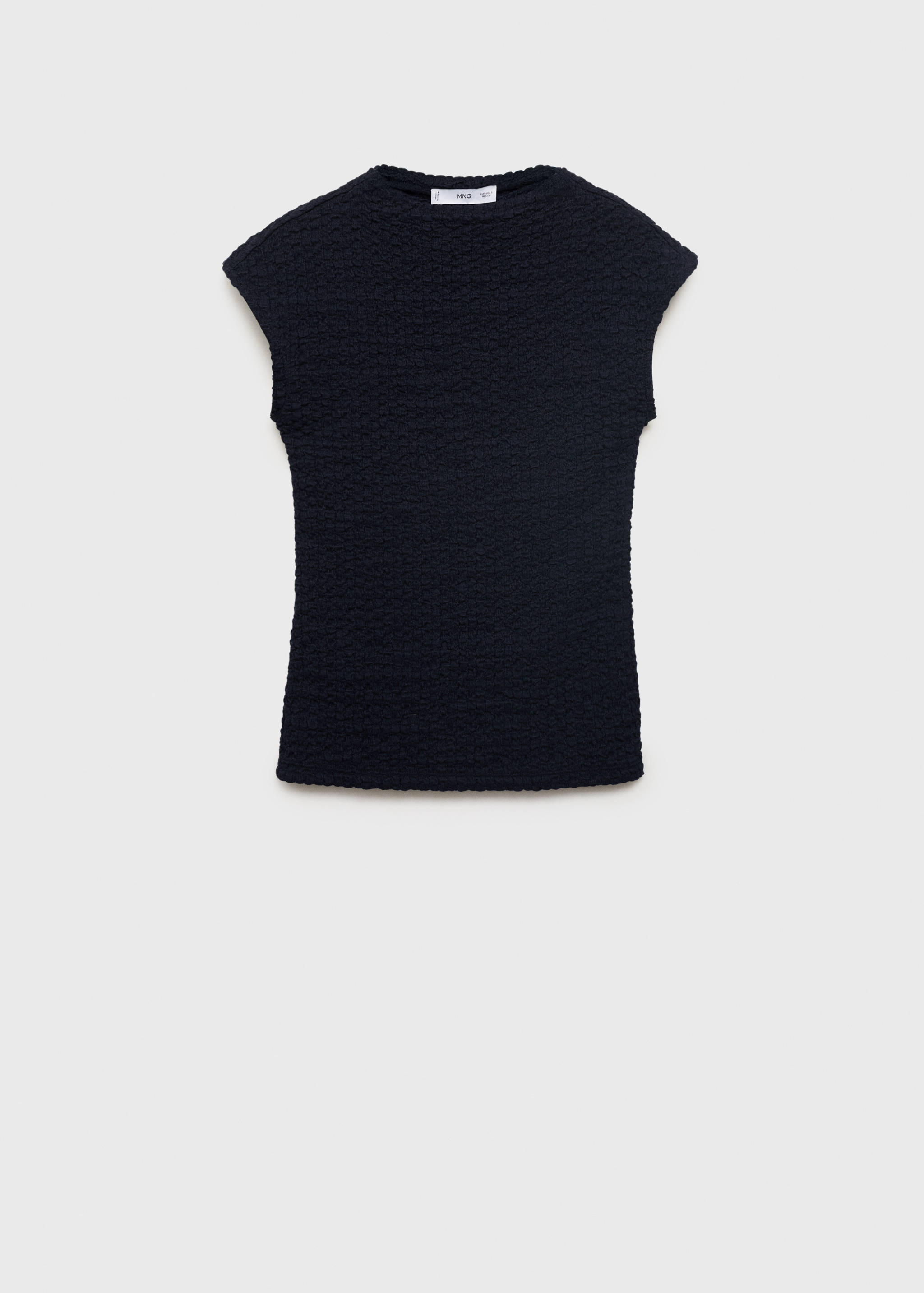 Textured cotton top - Article without model