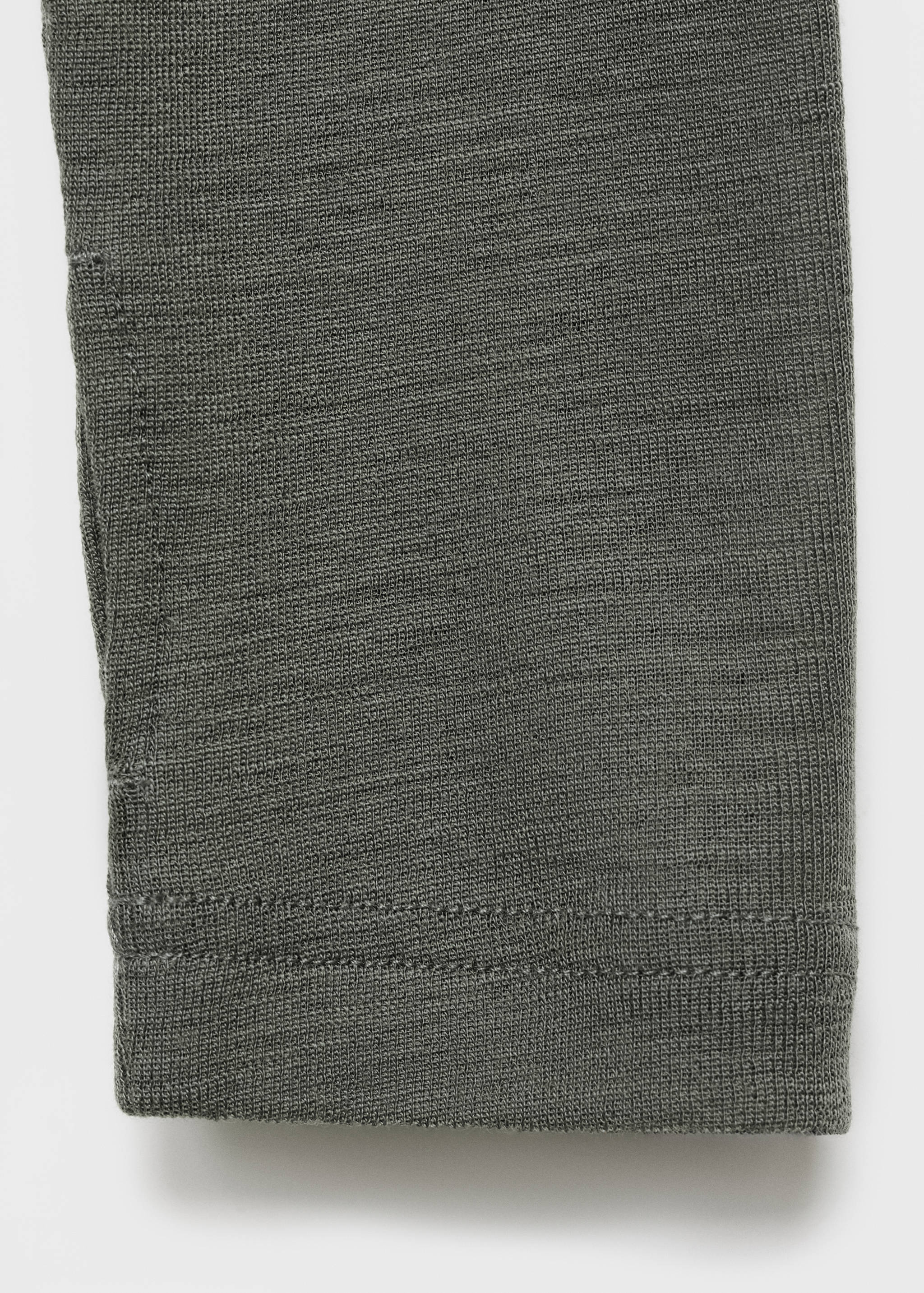 Wool hooded t-shirt - Details of the article 0