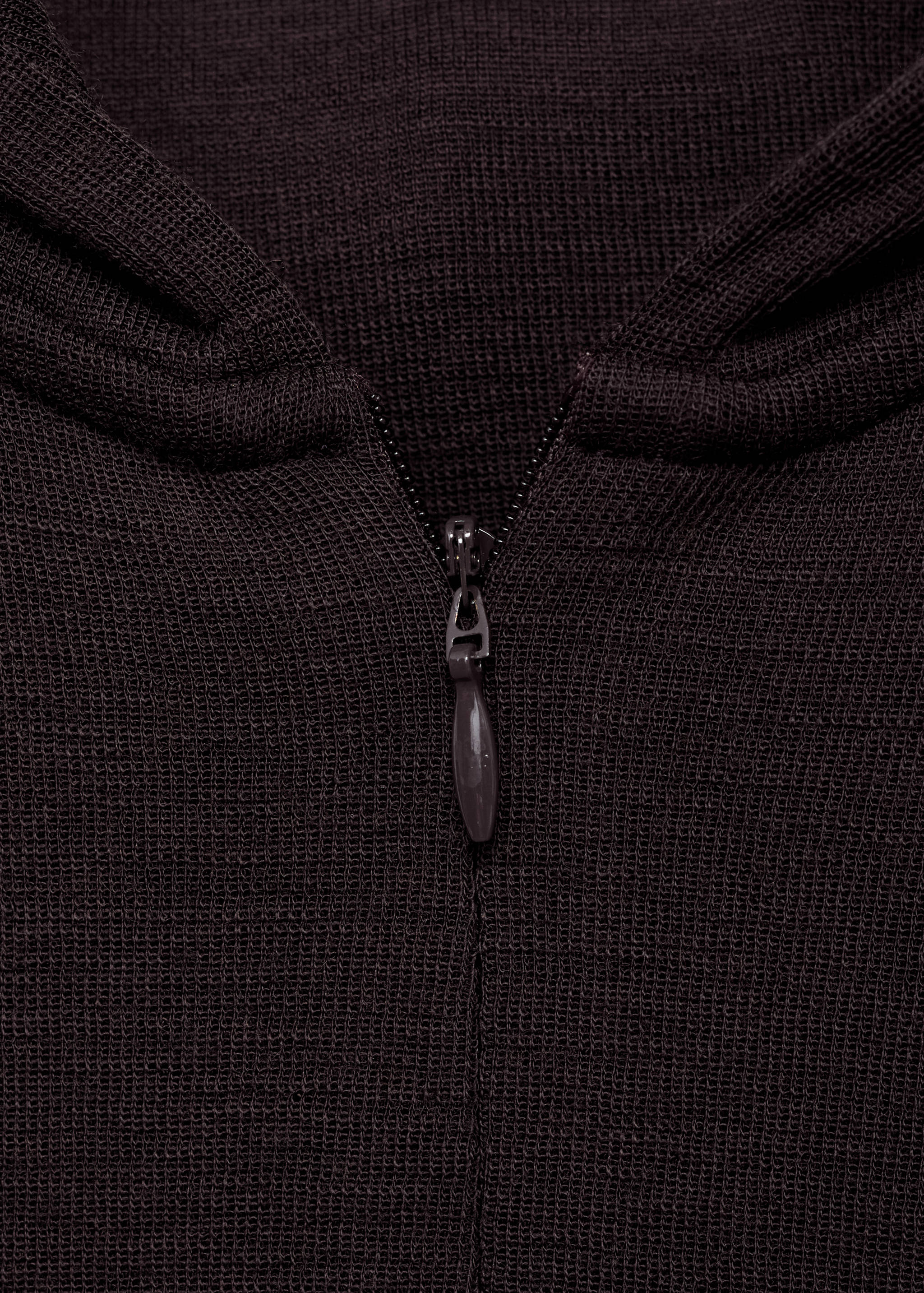 T-shirt laine capuche - Détail de l'article 8