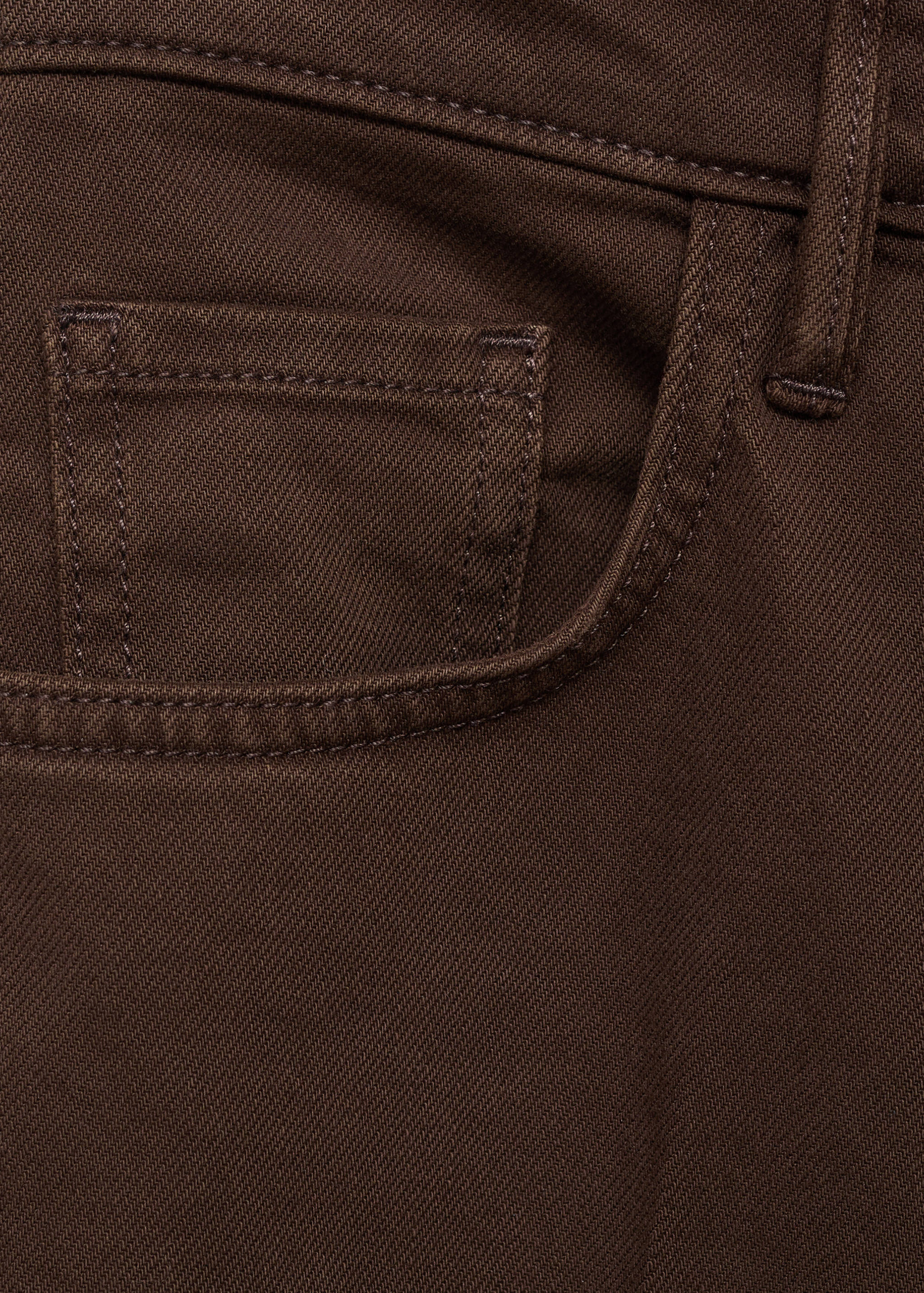 High-waisted wideleg jeans - Details of the article 0