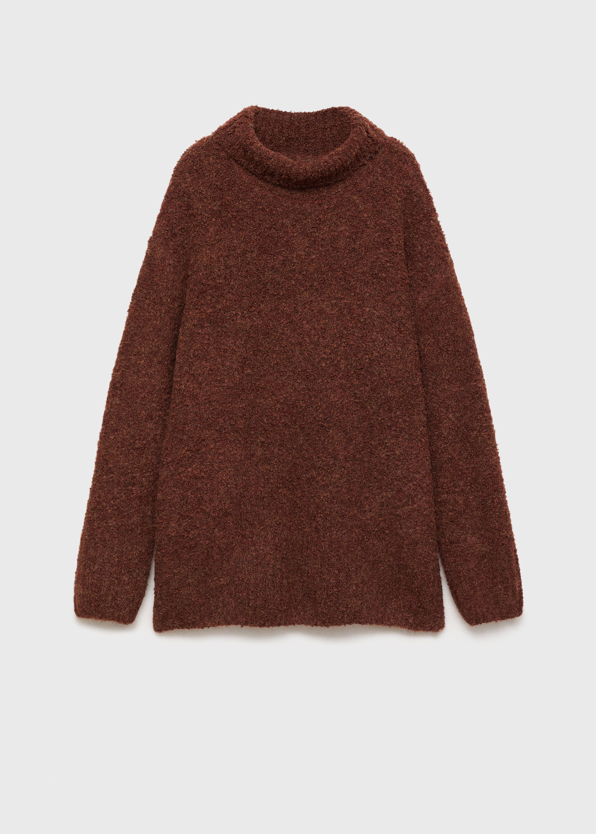 Bouclé turtleneck sweater - Article without model