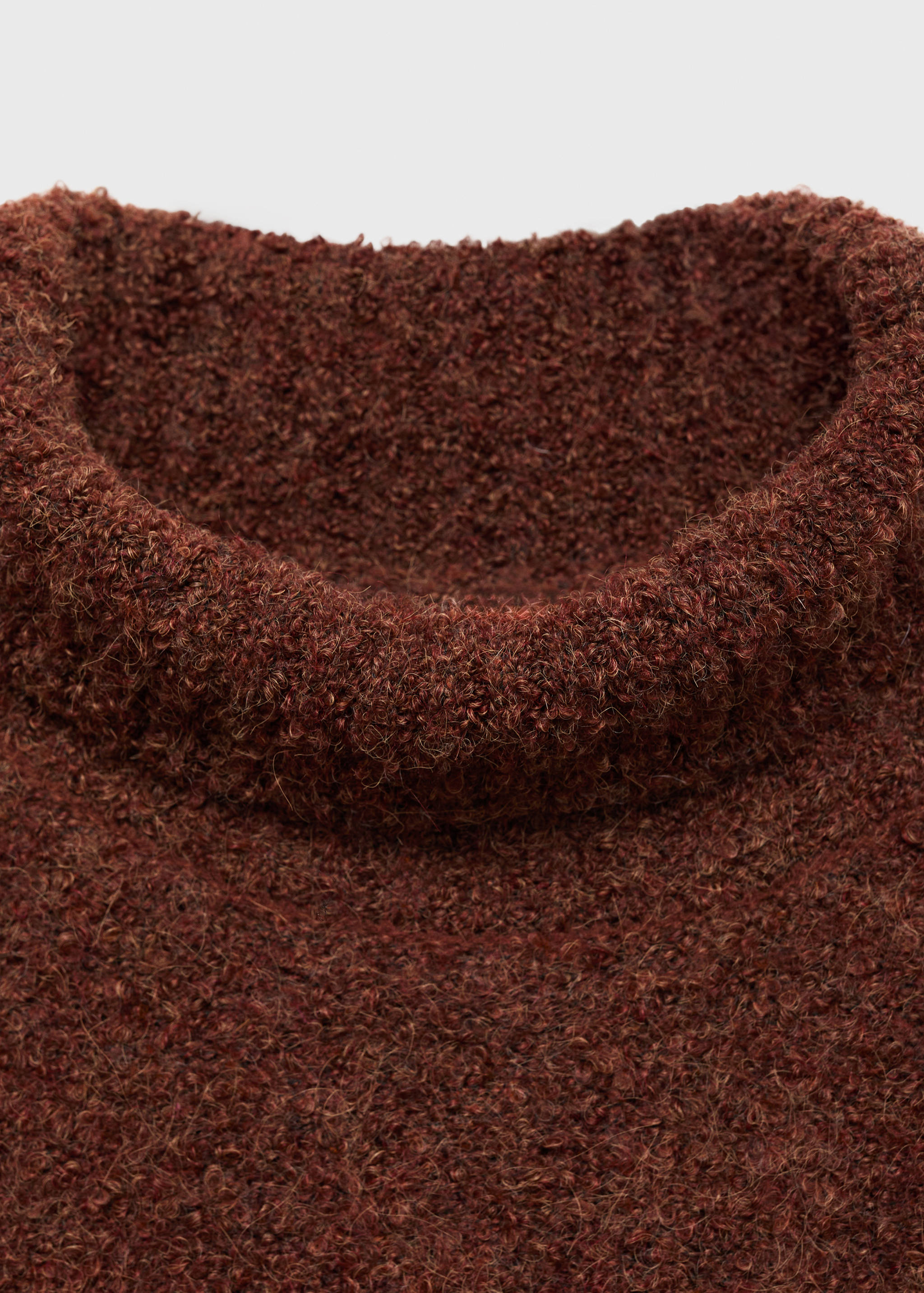 Bouclé turtleneck sweater - Details of the article 8
