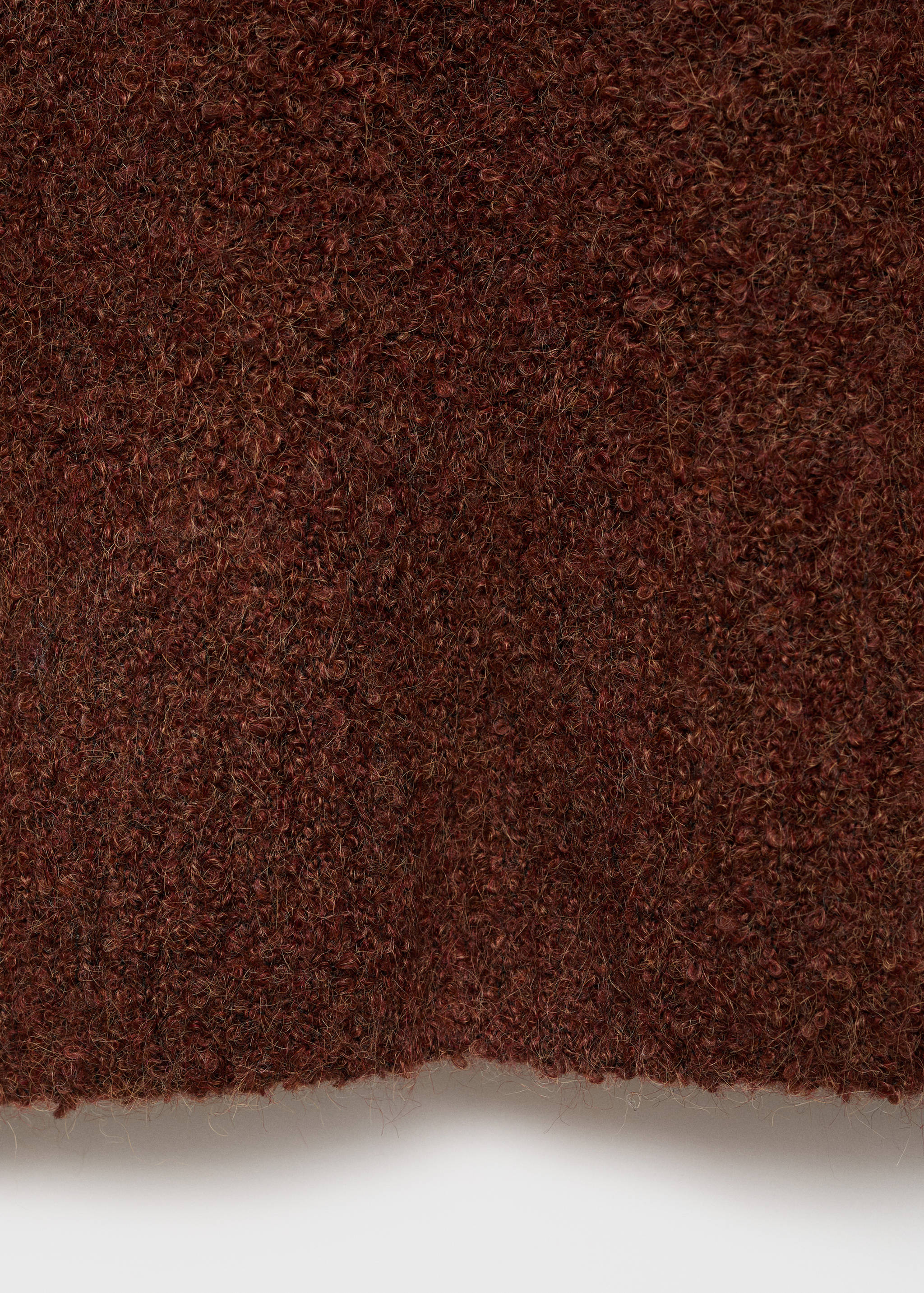 Bouclé turtleneck sweater - Details of the article 0