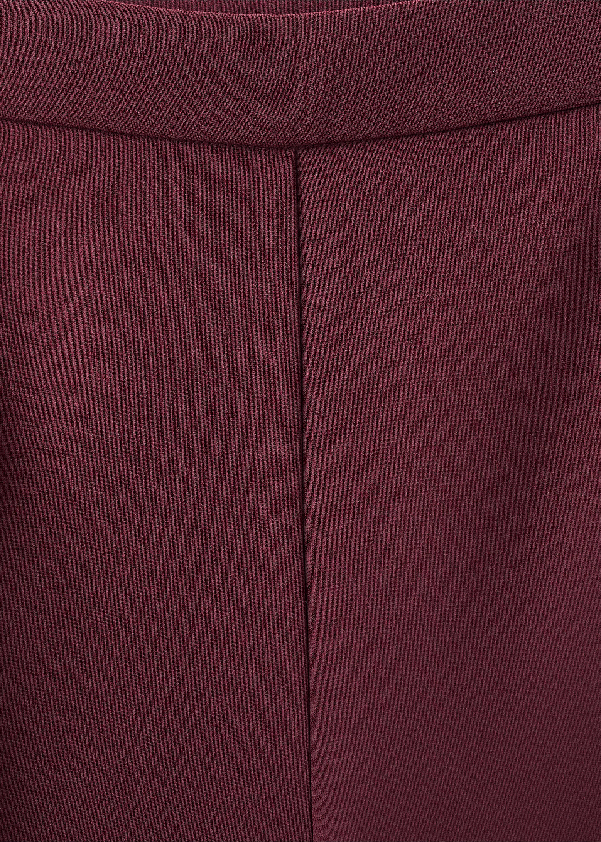 Pantalon de costume droit taille normale - Détail de l'article 8, Grenat. Ref: 17024119-00.
