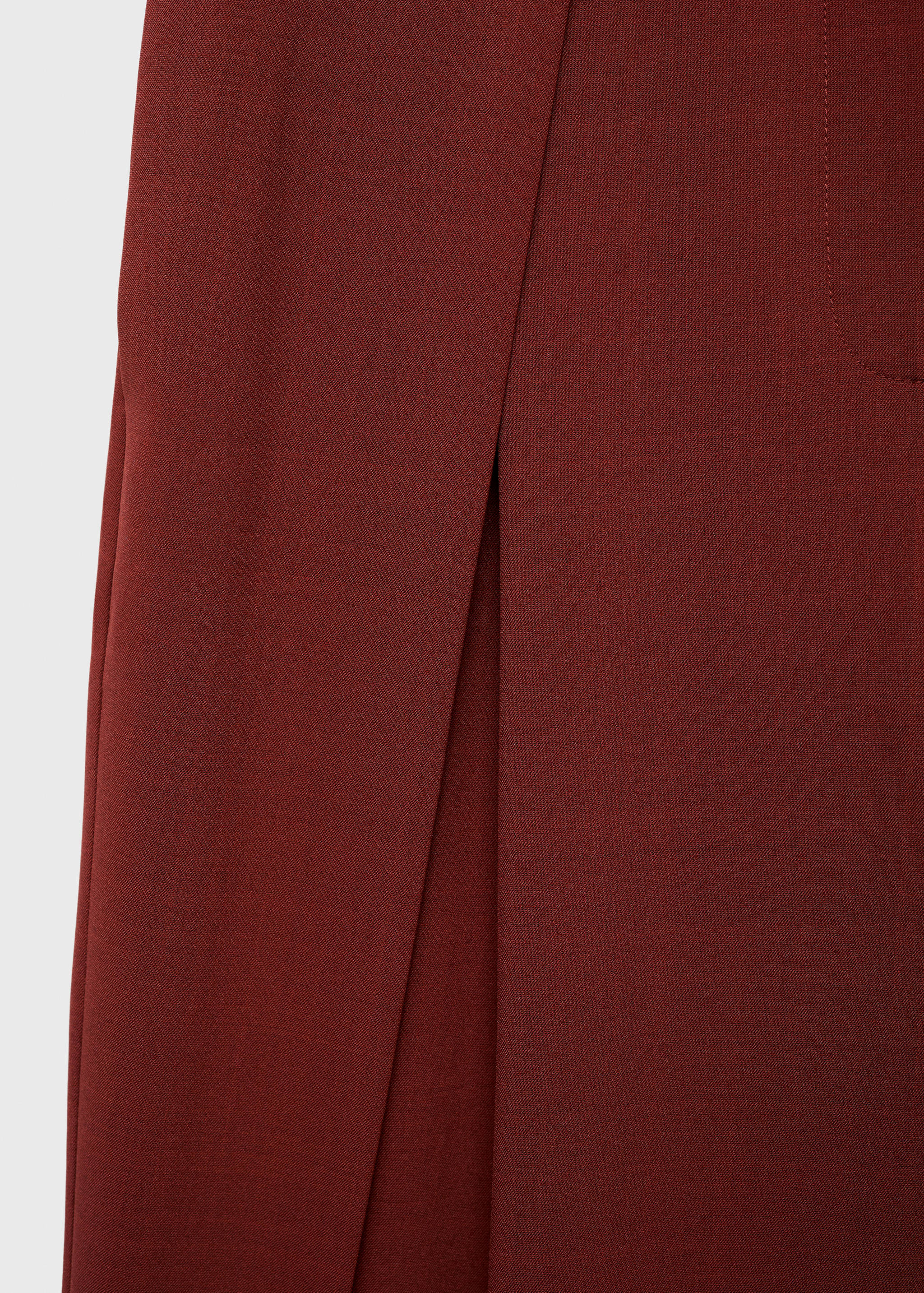 Wide leg pleated suit trousers - Details of the article 8