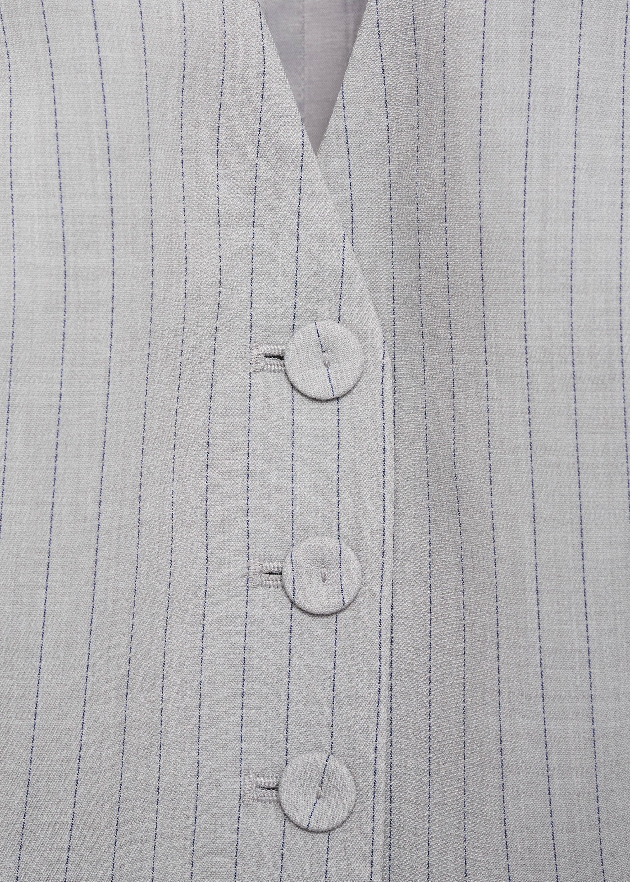 Pinstriped suit waistcoat - Details of the article 8