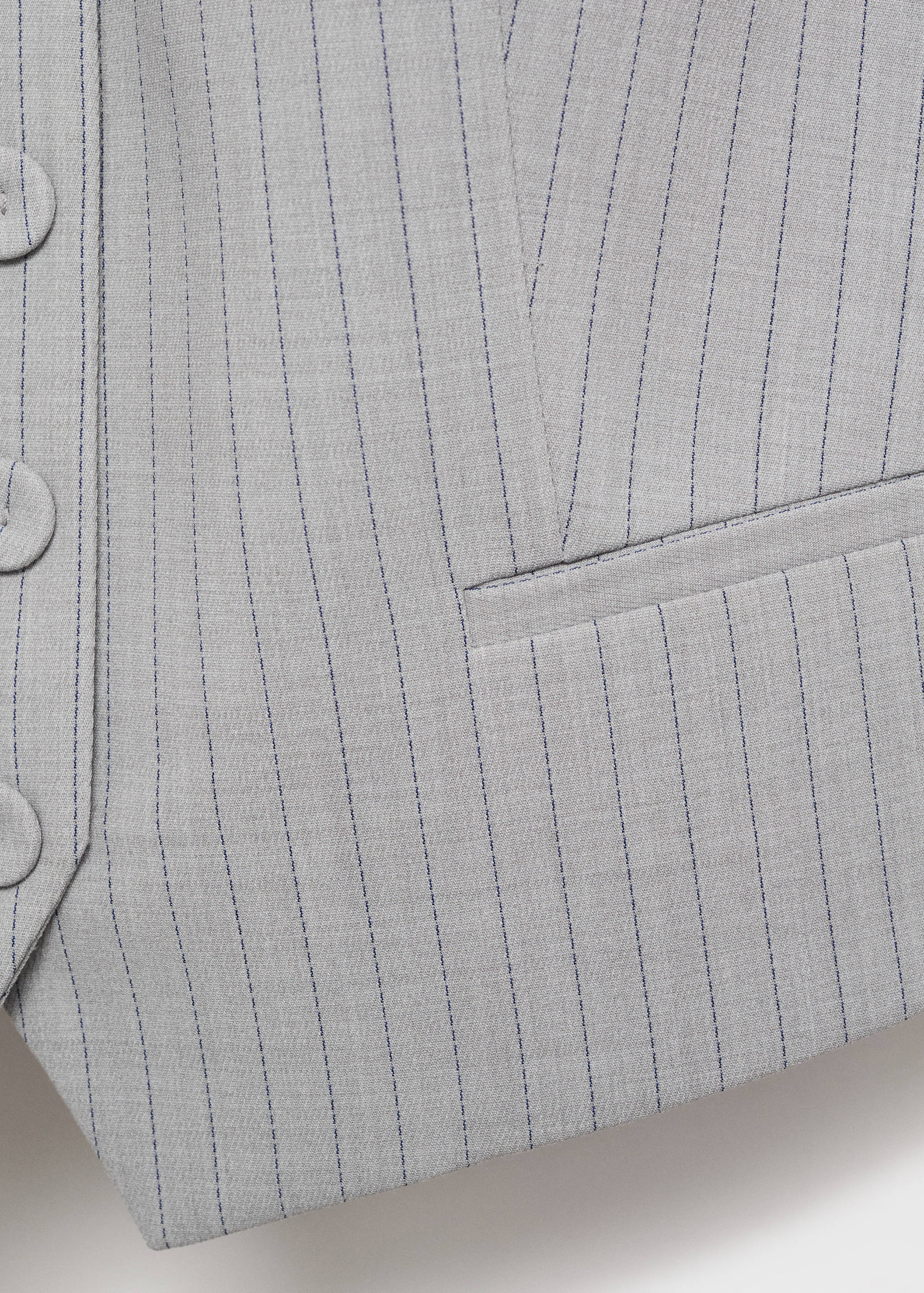 Pinstriped suit waistcoat - Details of the article 0