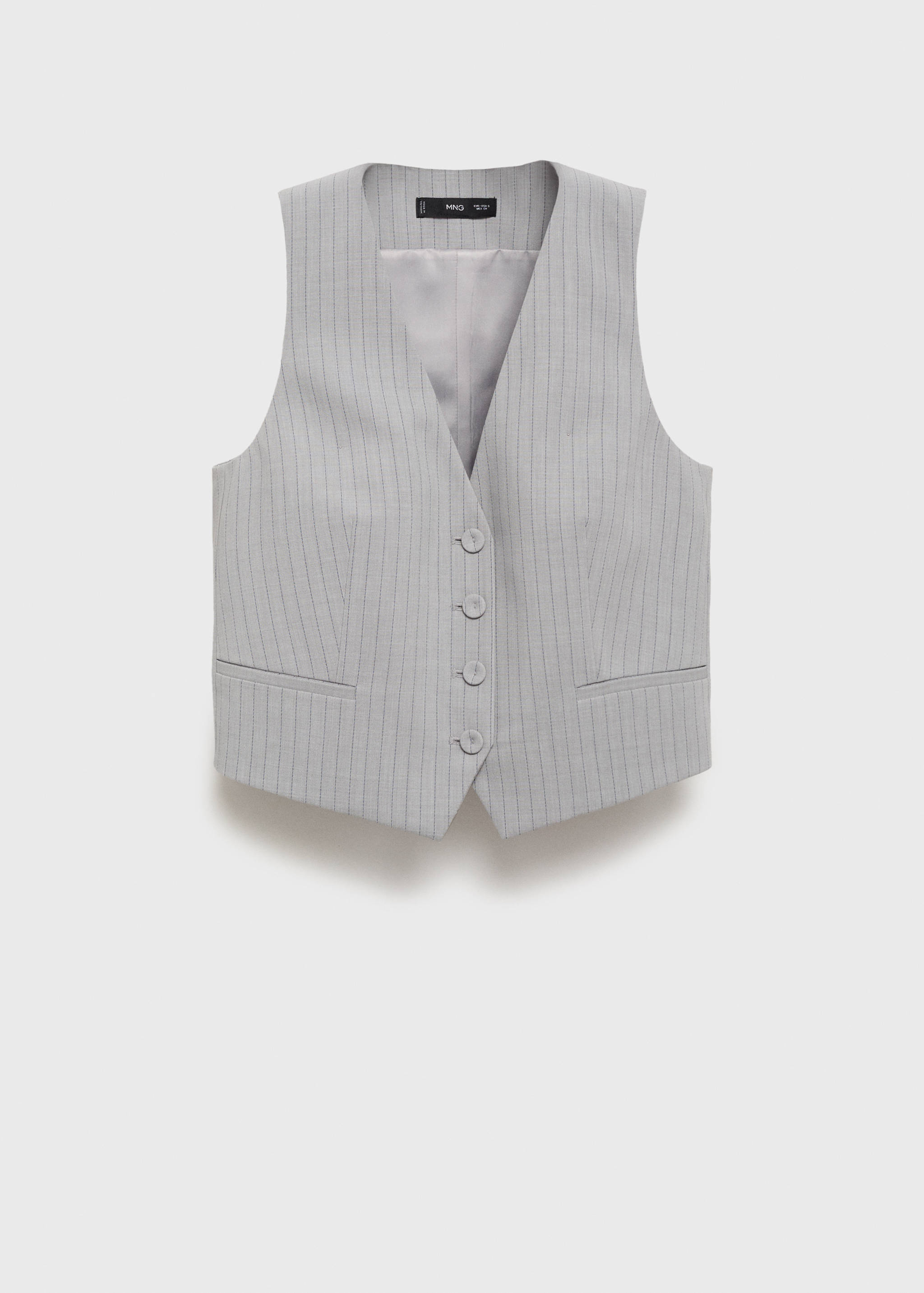 Pinstriped suit waistcoat - Article without model