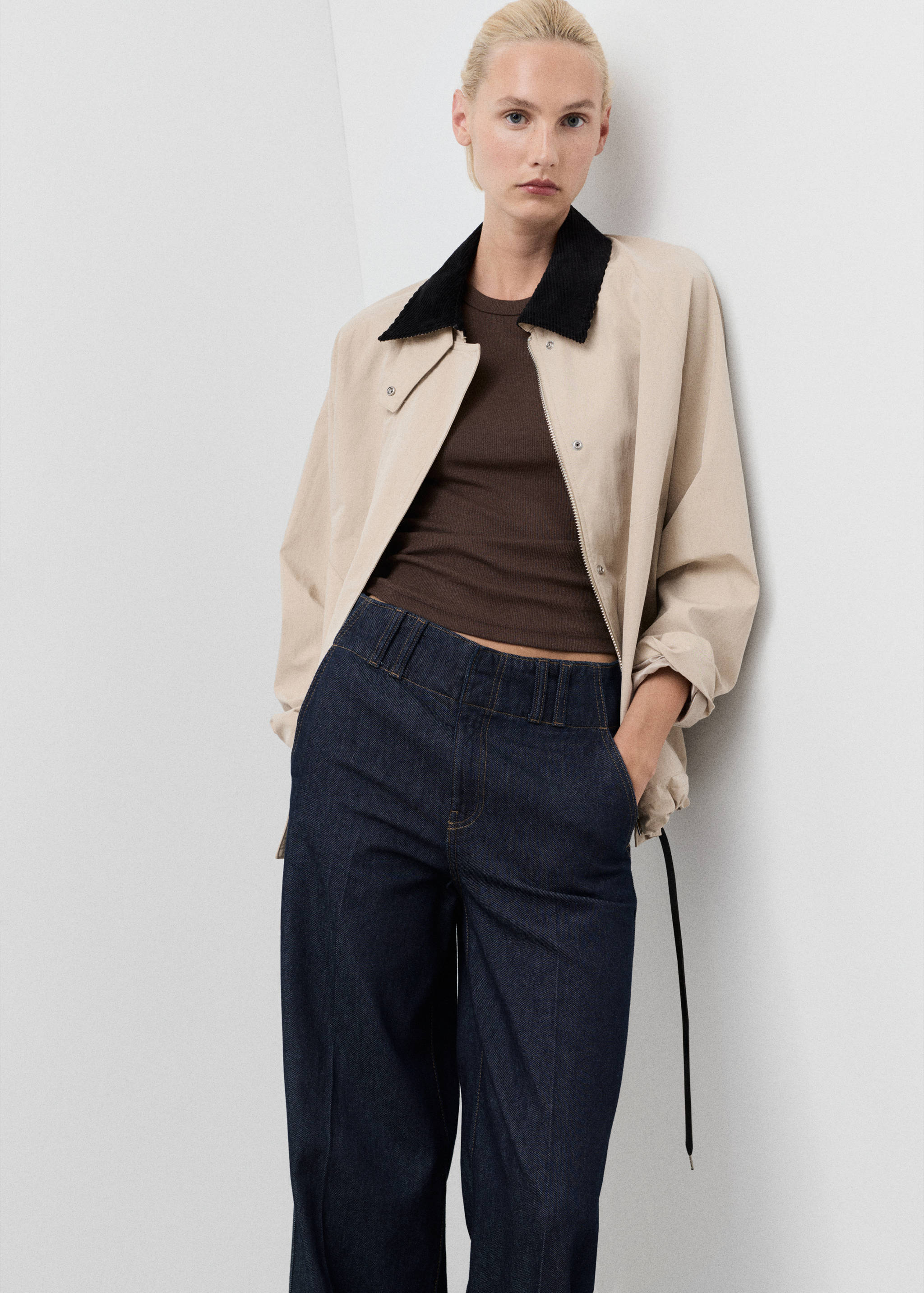 Pantalons texans wide leg travetes - Detall de l'article 1