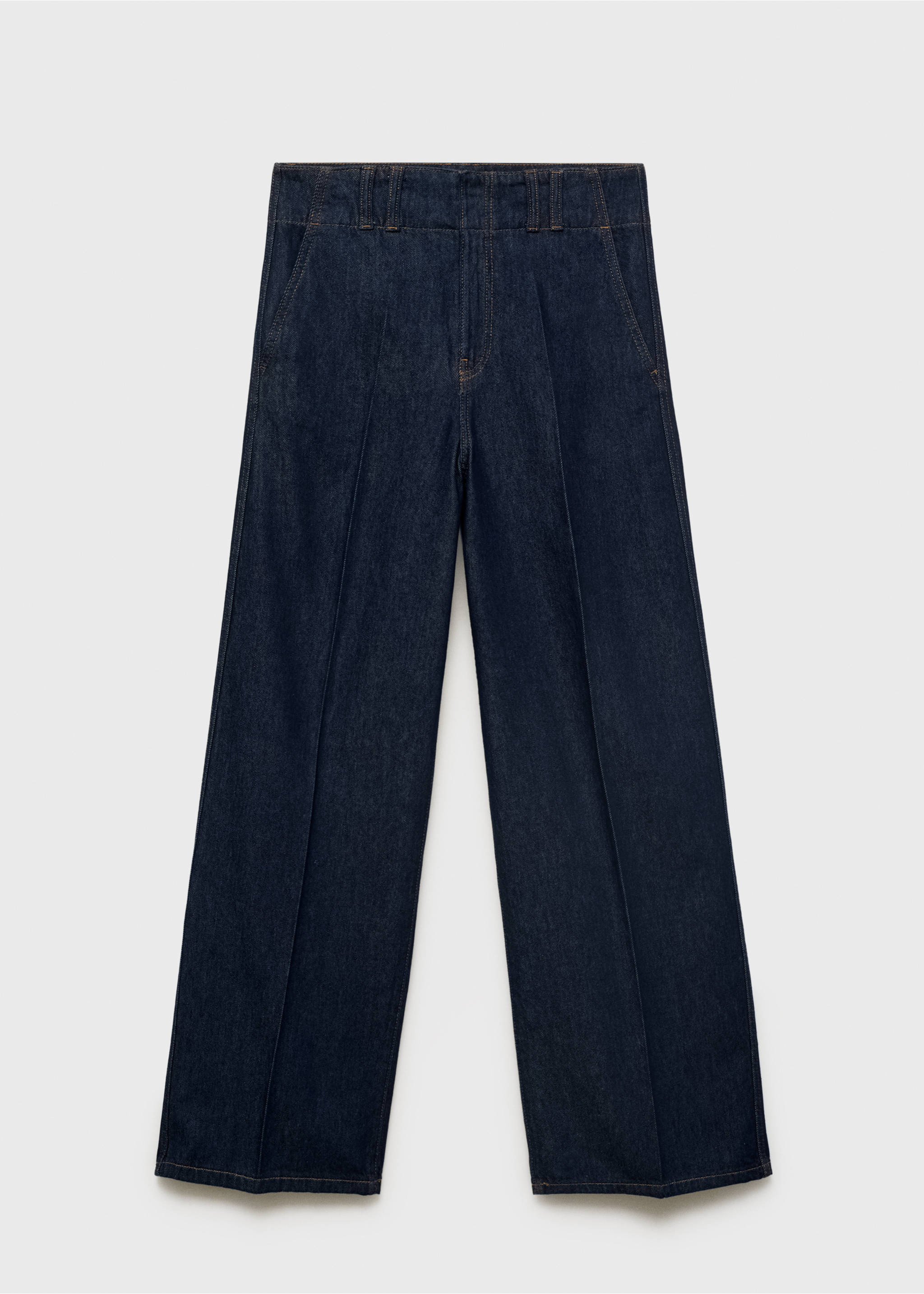 Pantalons texans wide leg travetes - Article sense model, Blau. Ref: 17024124-00.