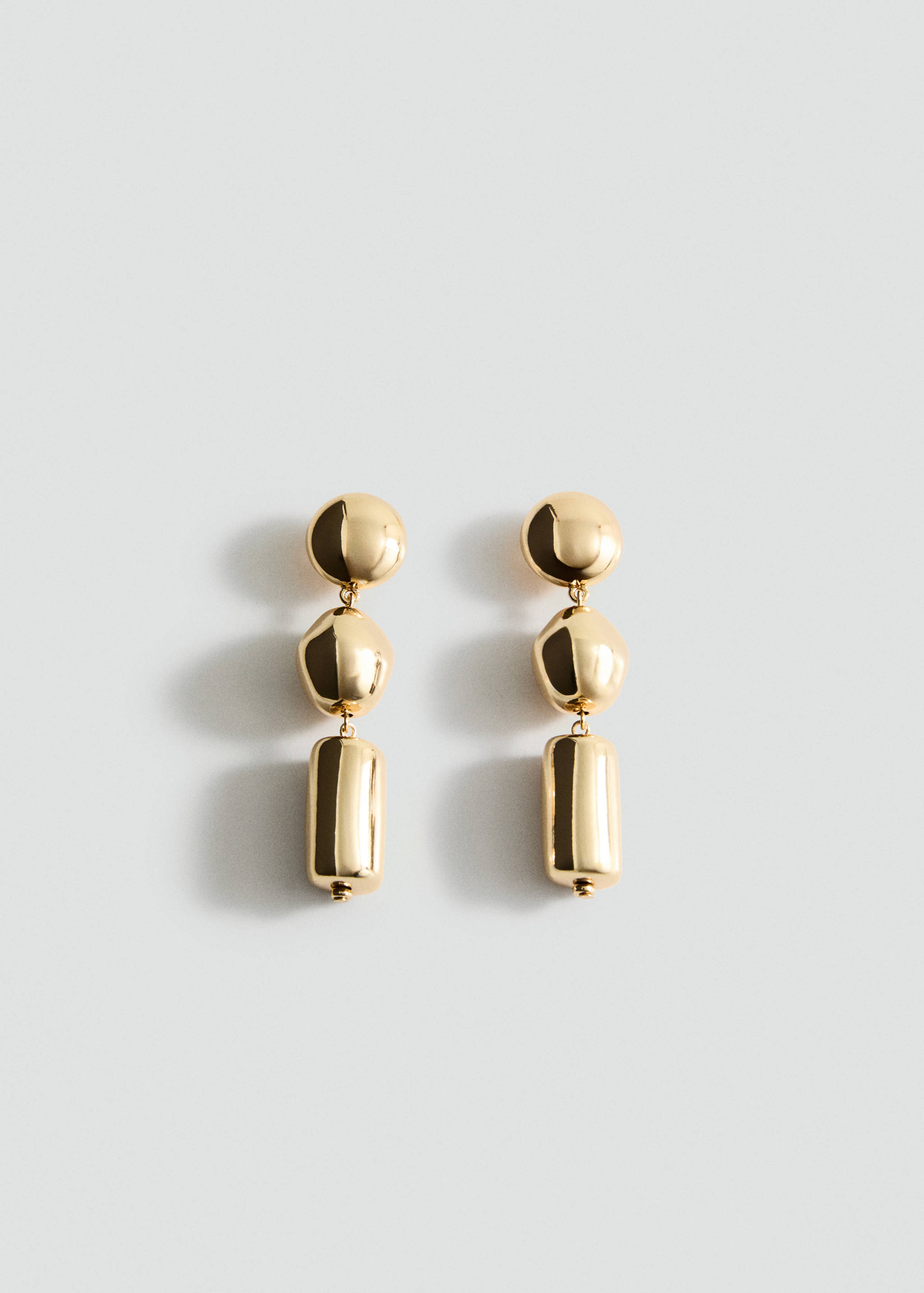 Metal pendants earrings - Article without model