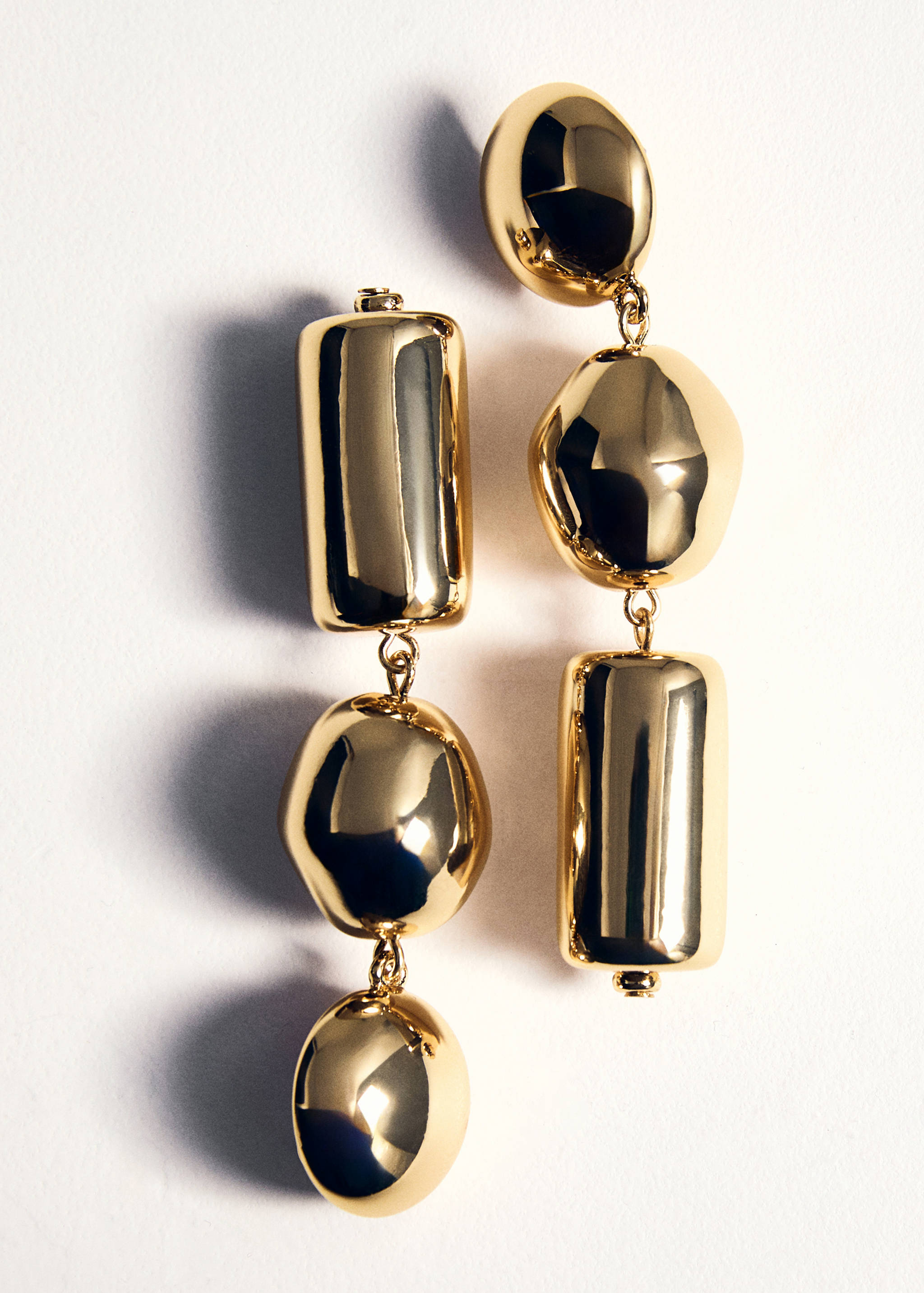 Metal pendants earrings - Details of the article 5