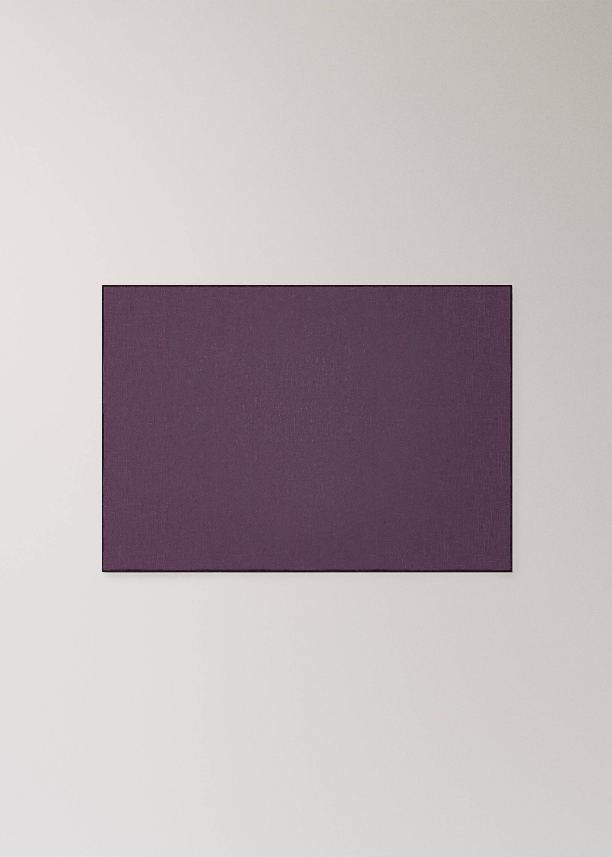 Dark purple rectangular placemat., Blackberry. Ref: 17024133-00.