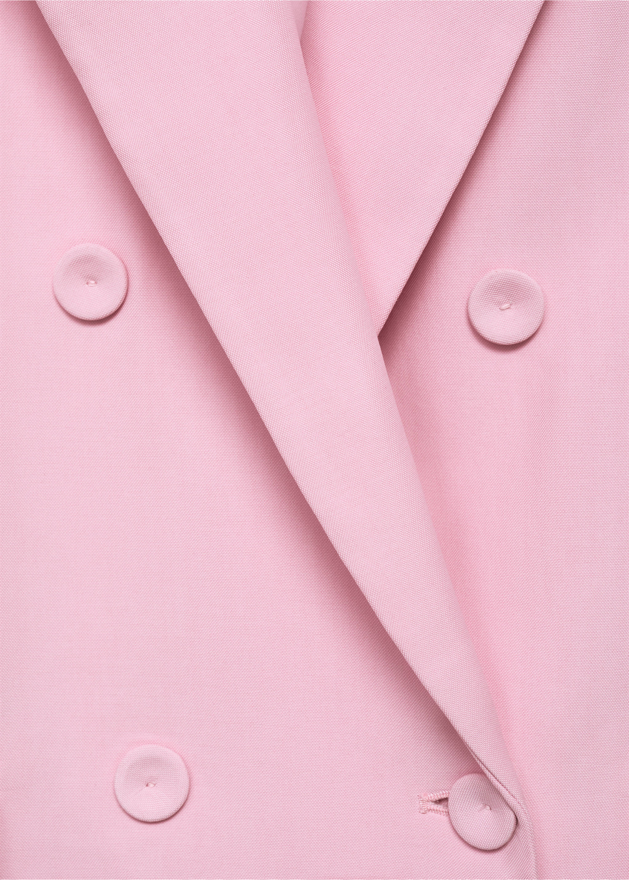 Double-breasted suit jacket - Details of the article 8, Pink. Ref: 17024149-00.