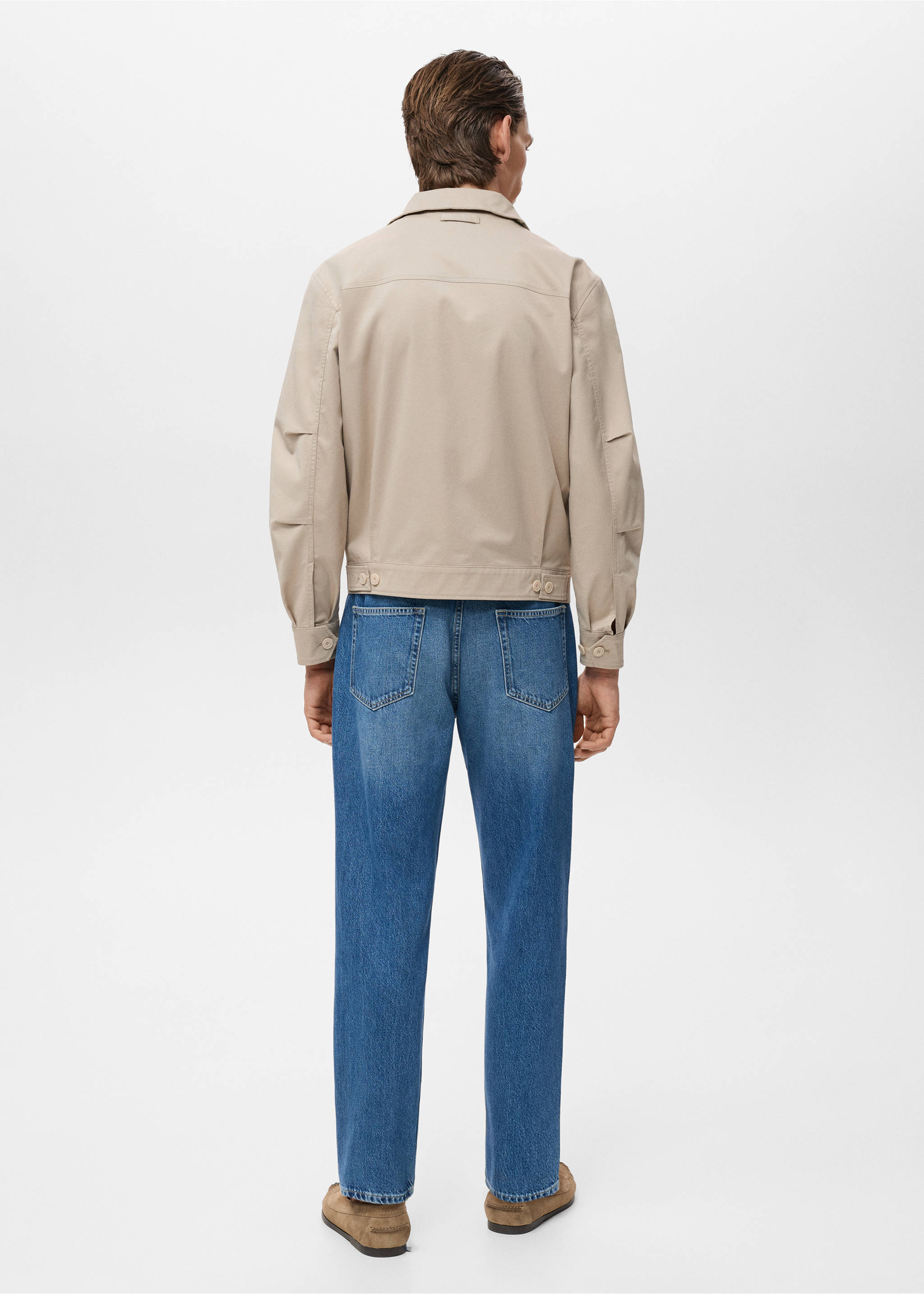 Lori tapered-fit jeans - Reverse of the article, Dark Blue. Ref: 17024417-00.