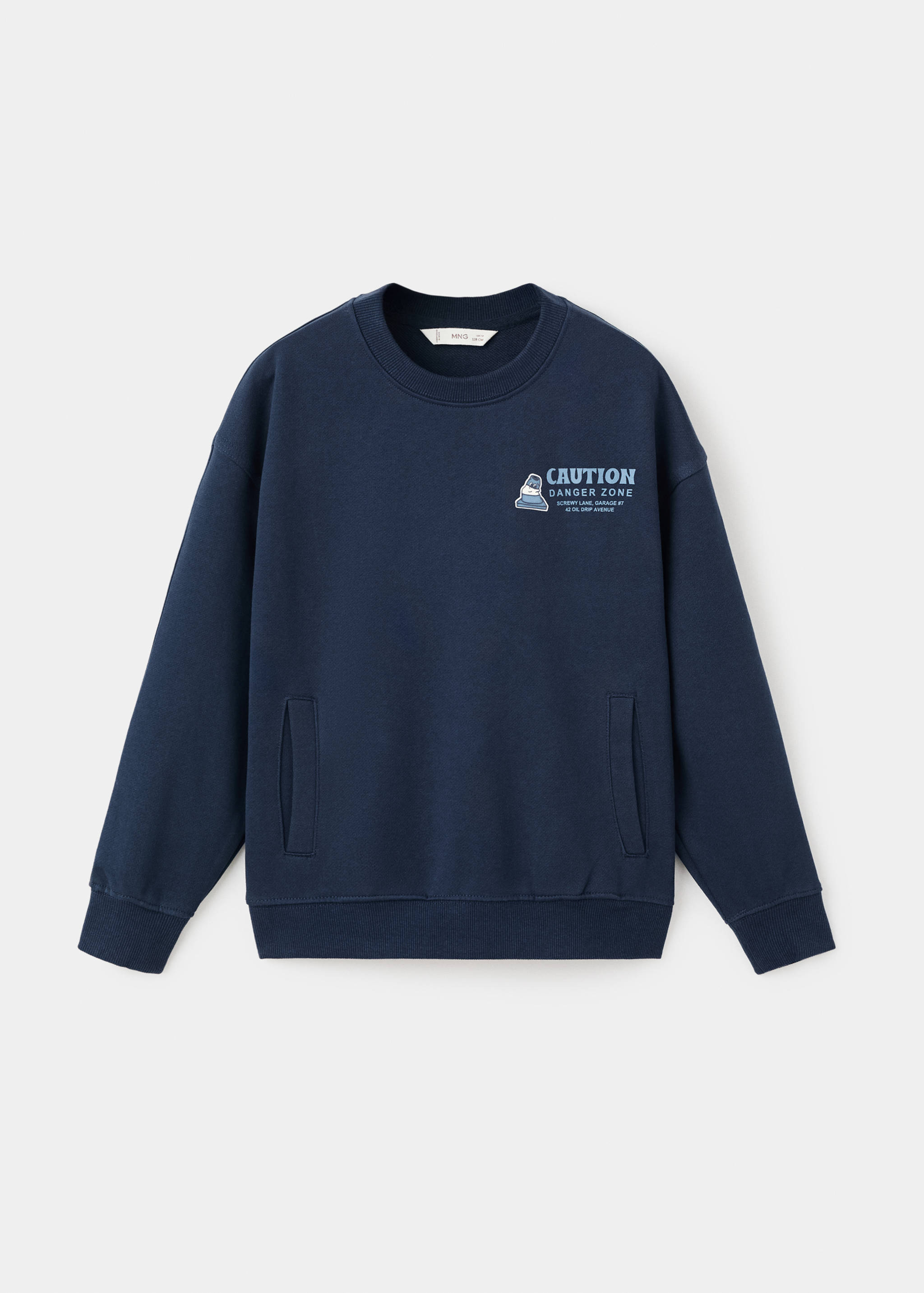 Printed cotton sweatshirt - Article without model