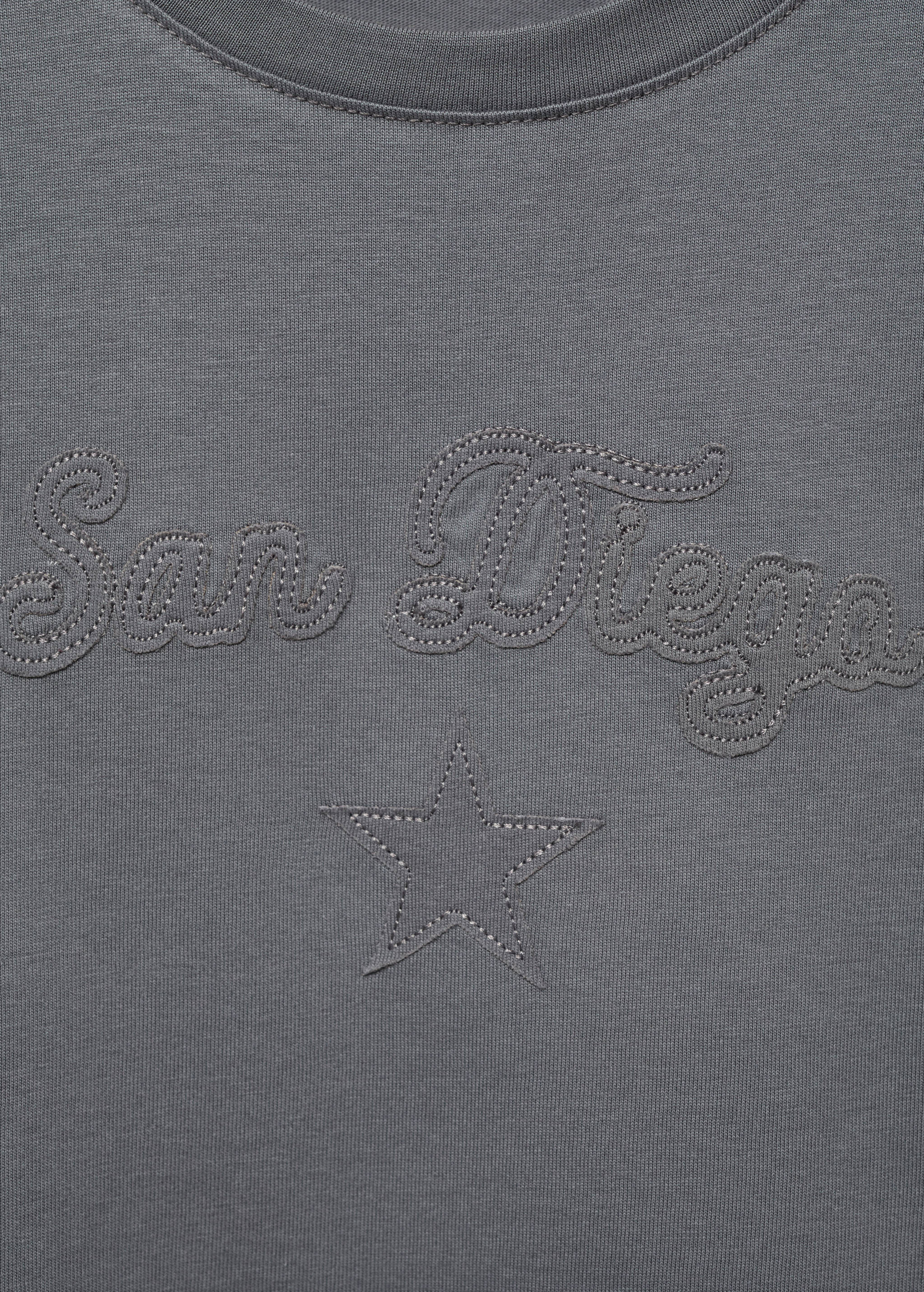 Baumwoll-T-Shirt mit Stickerei - Detail des Artikels 8