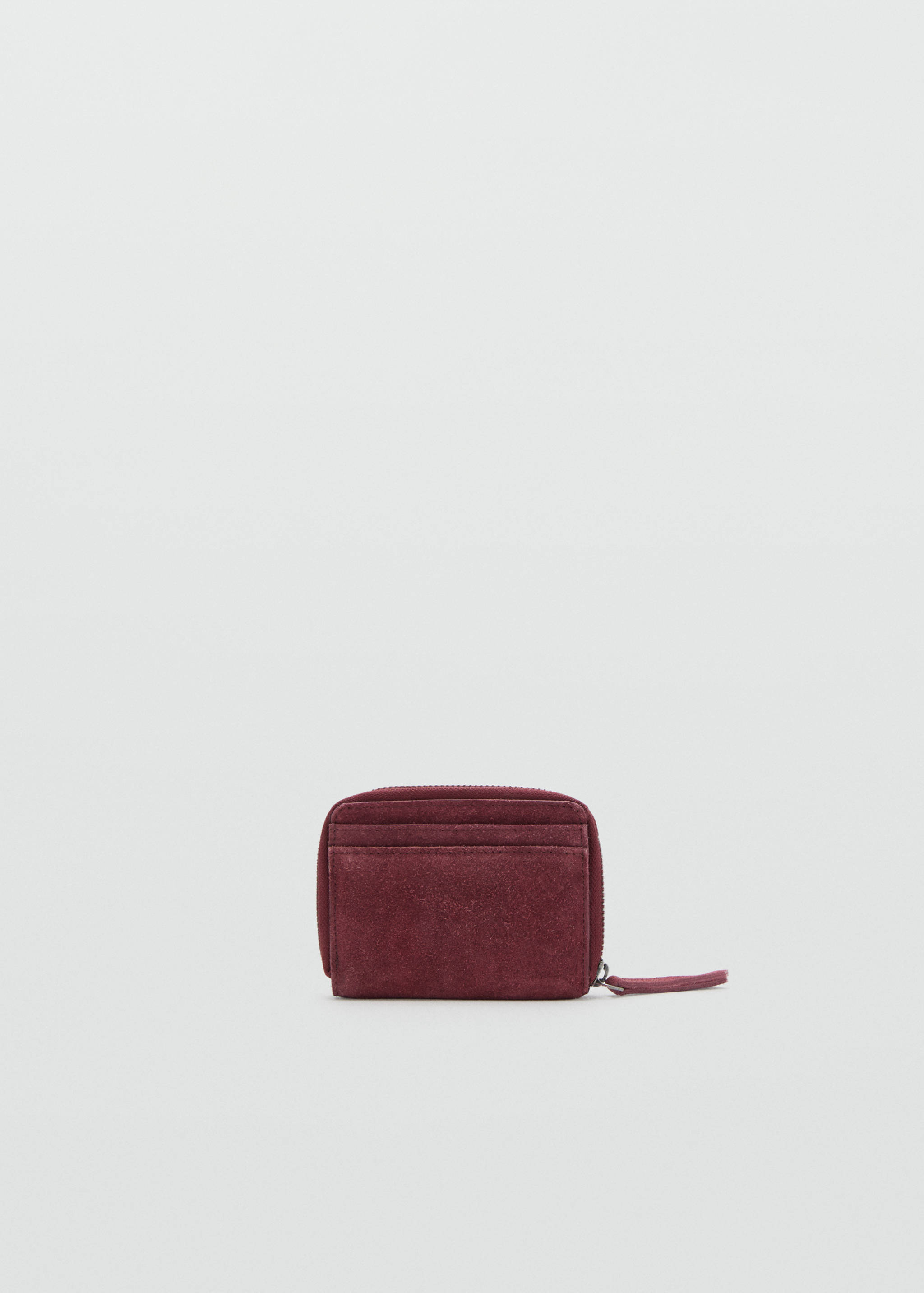 Studded leather purse - Medium plane