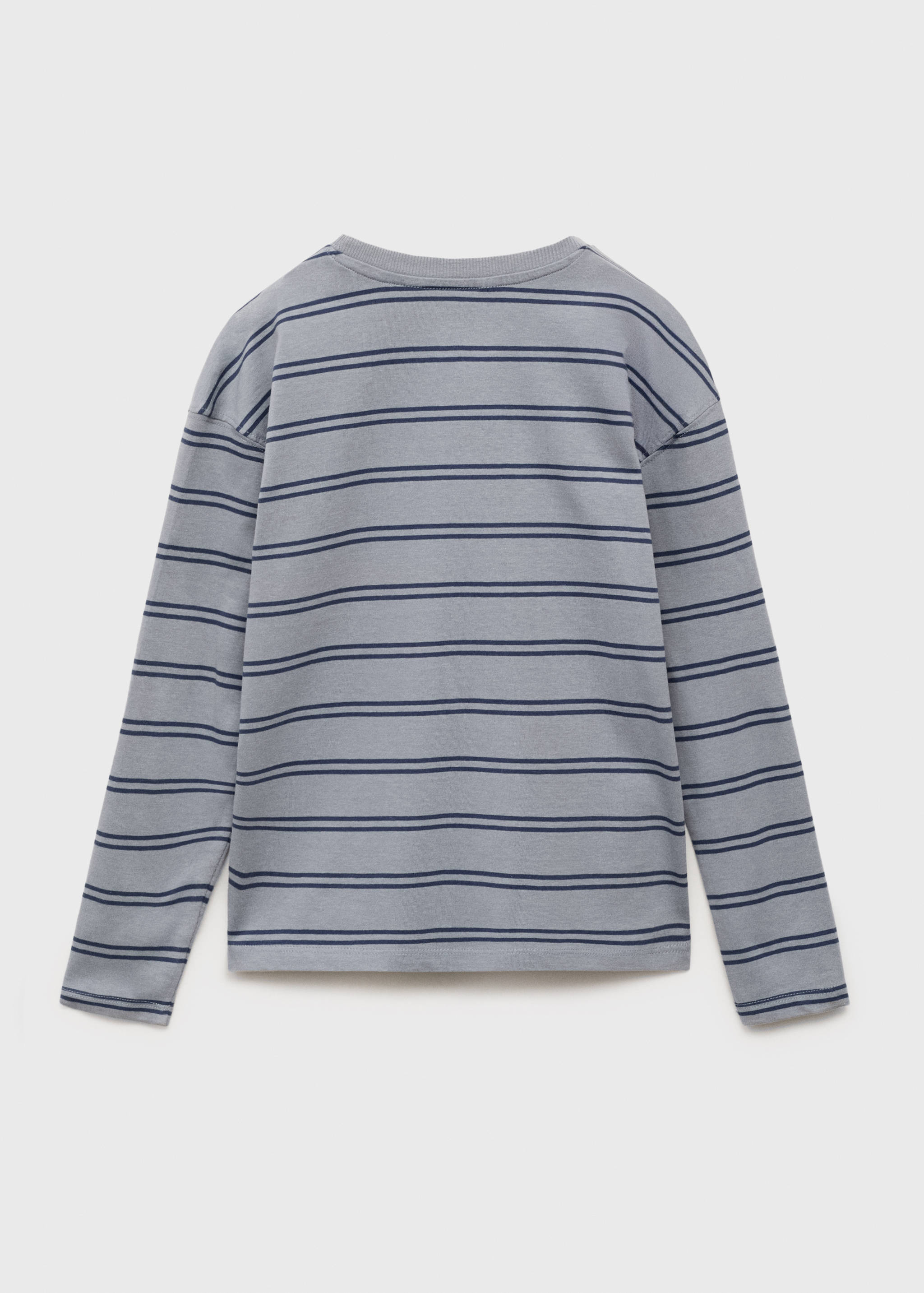 Camiseta rayas bolsillo - Reverso del artículo