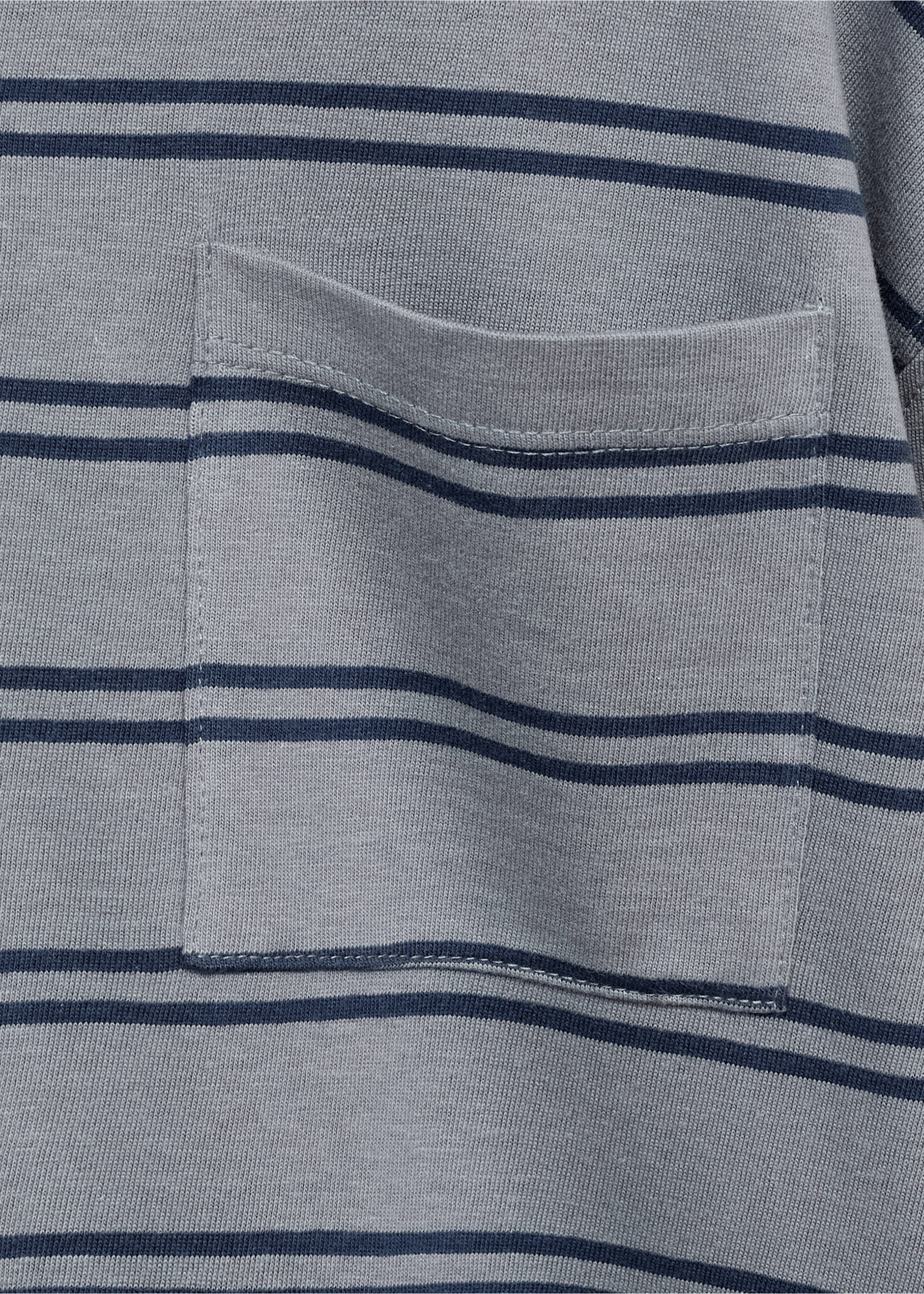 Camiseta rayas bolsillo - Detalle del artículo 8, Gris. Ref: 17024428-00.