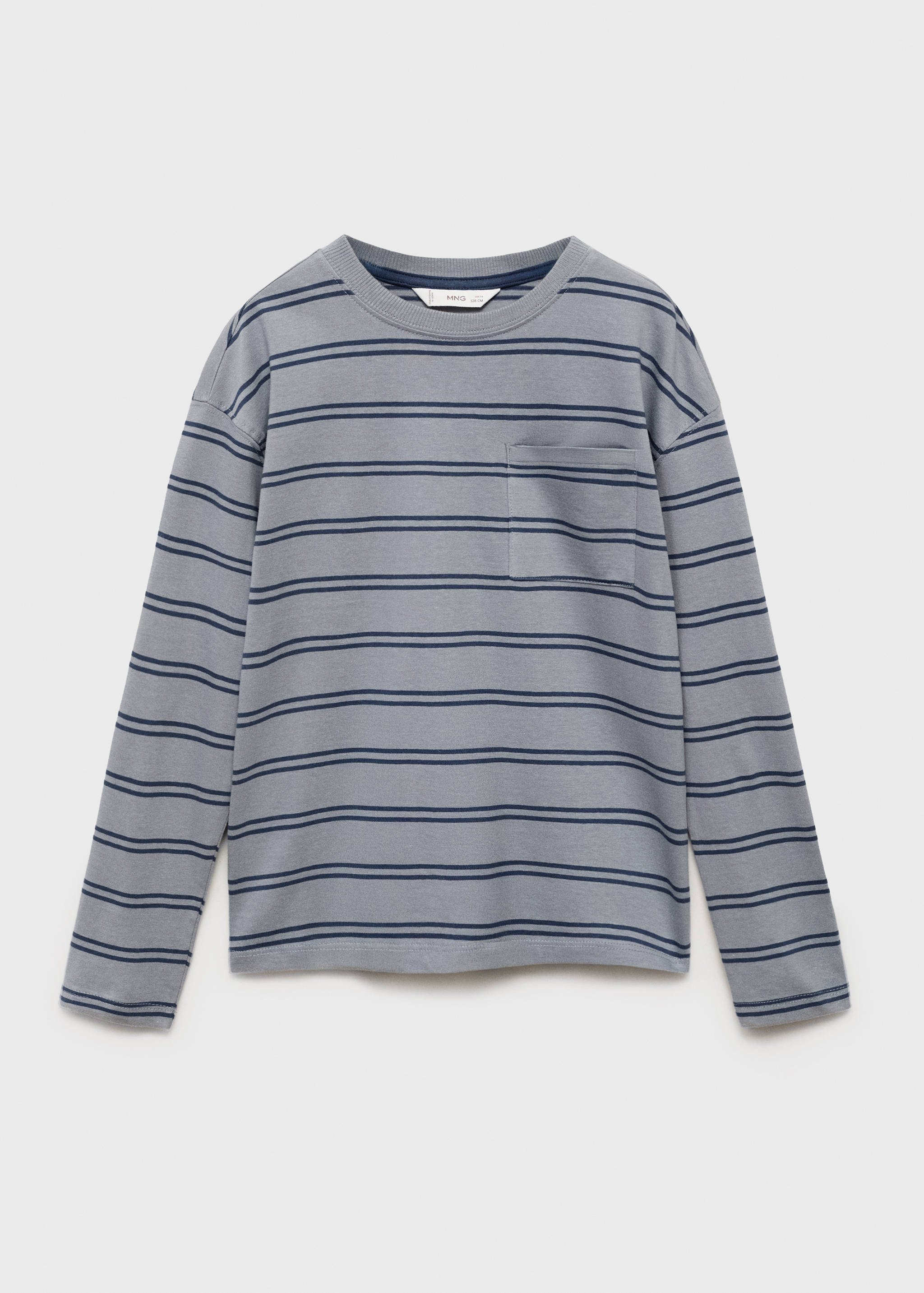 Camiseta rayas bolsillo - Artículo sin modelo