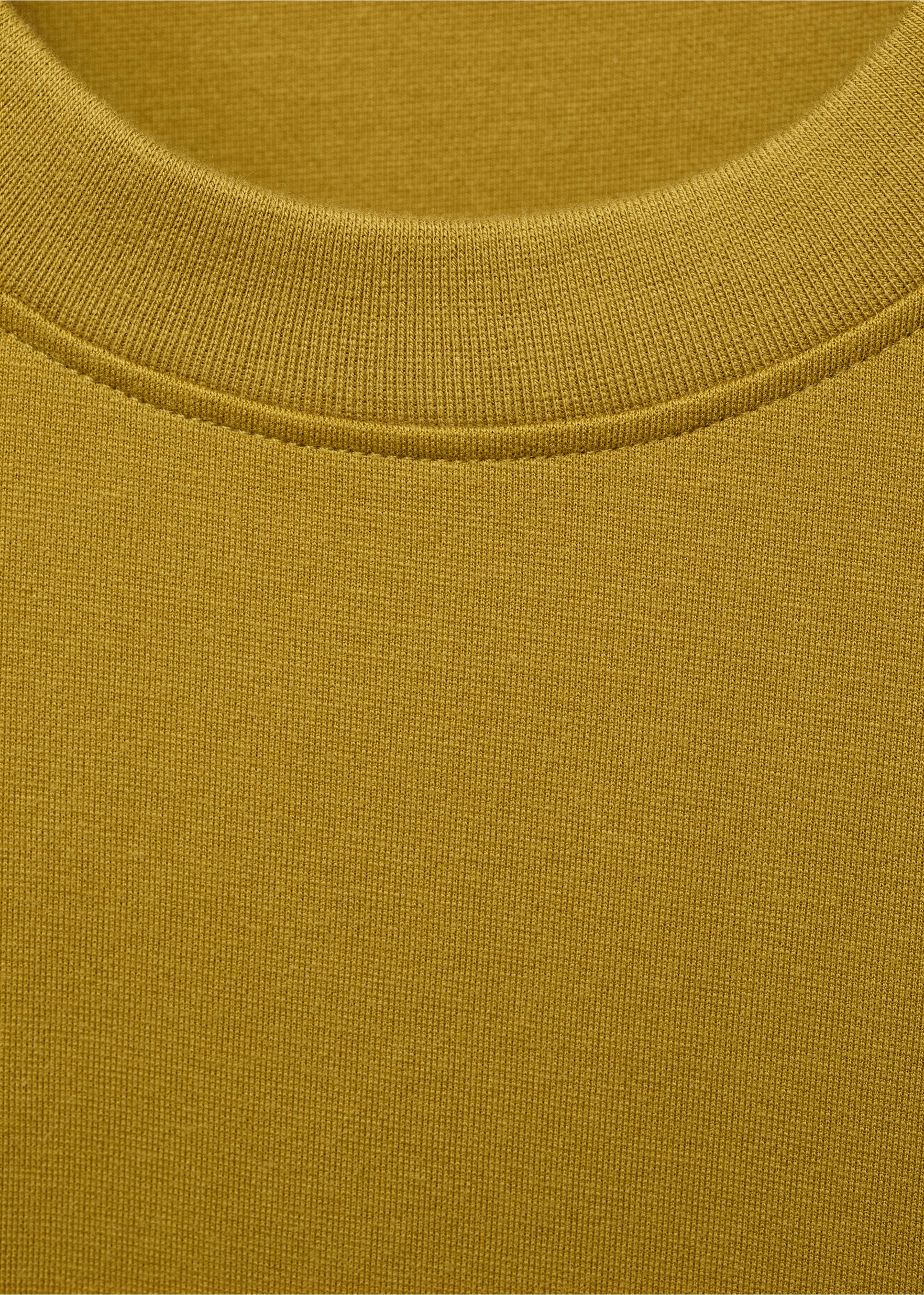 T-Shirt aus Sweatshirt-Stoff im Relaxed Fit - Detail des Artikels 8, Okker. Ref: 17024436-00.