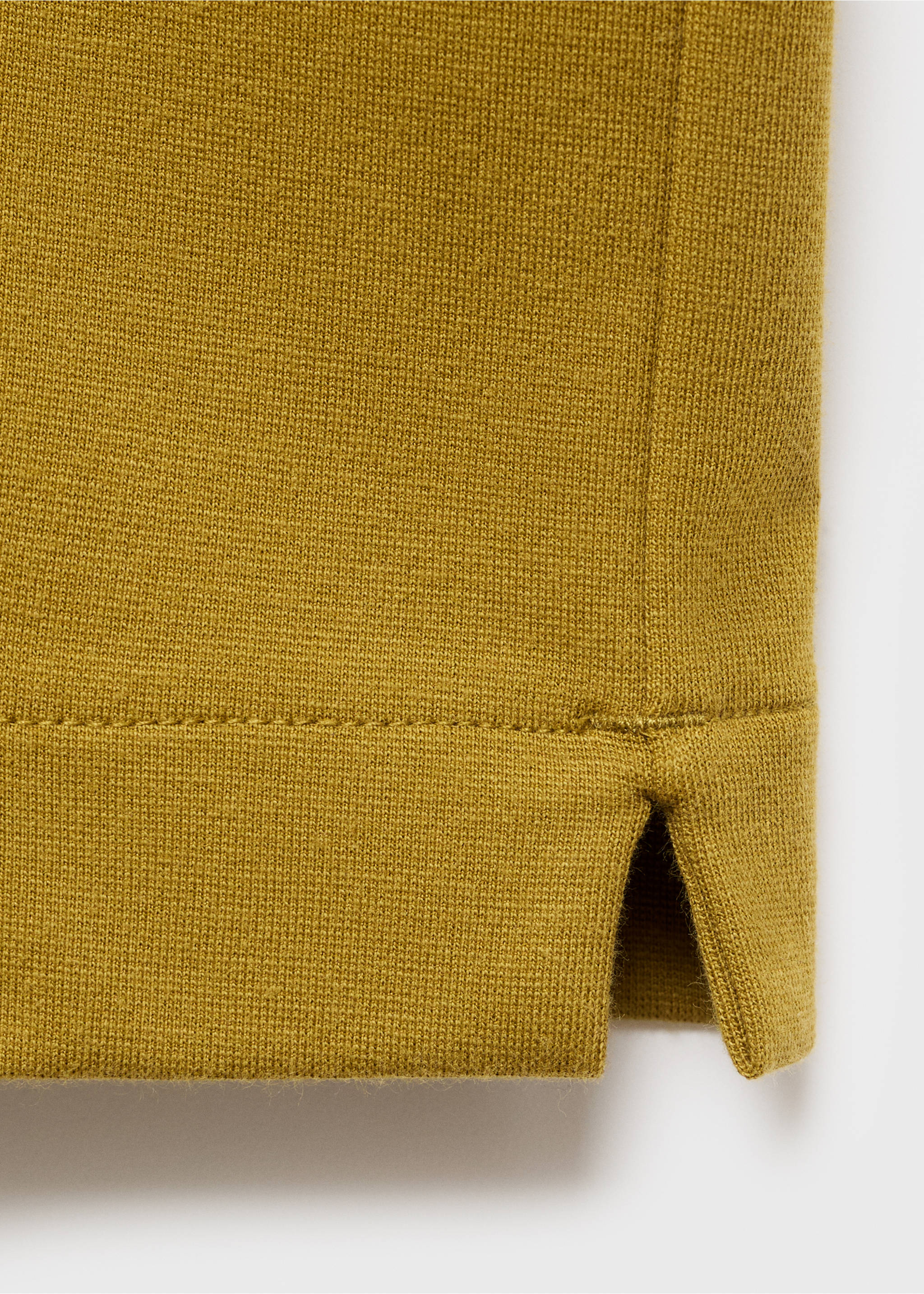 T-Shirt aus Sweatshirt-Stoff im Relaxed Fit - Detail des Artikels 0, Okker. Ref: 17024436-00.