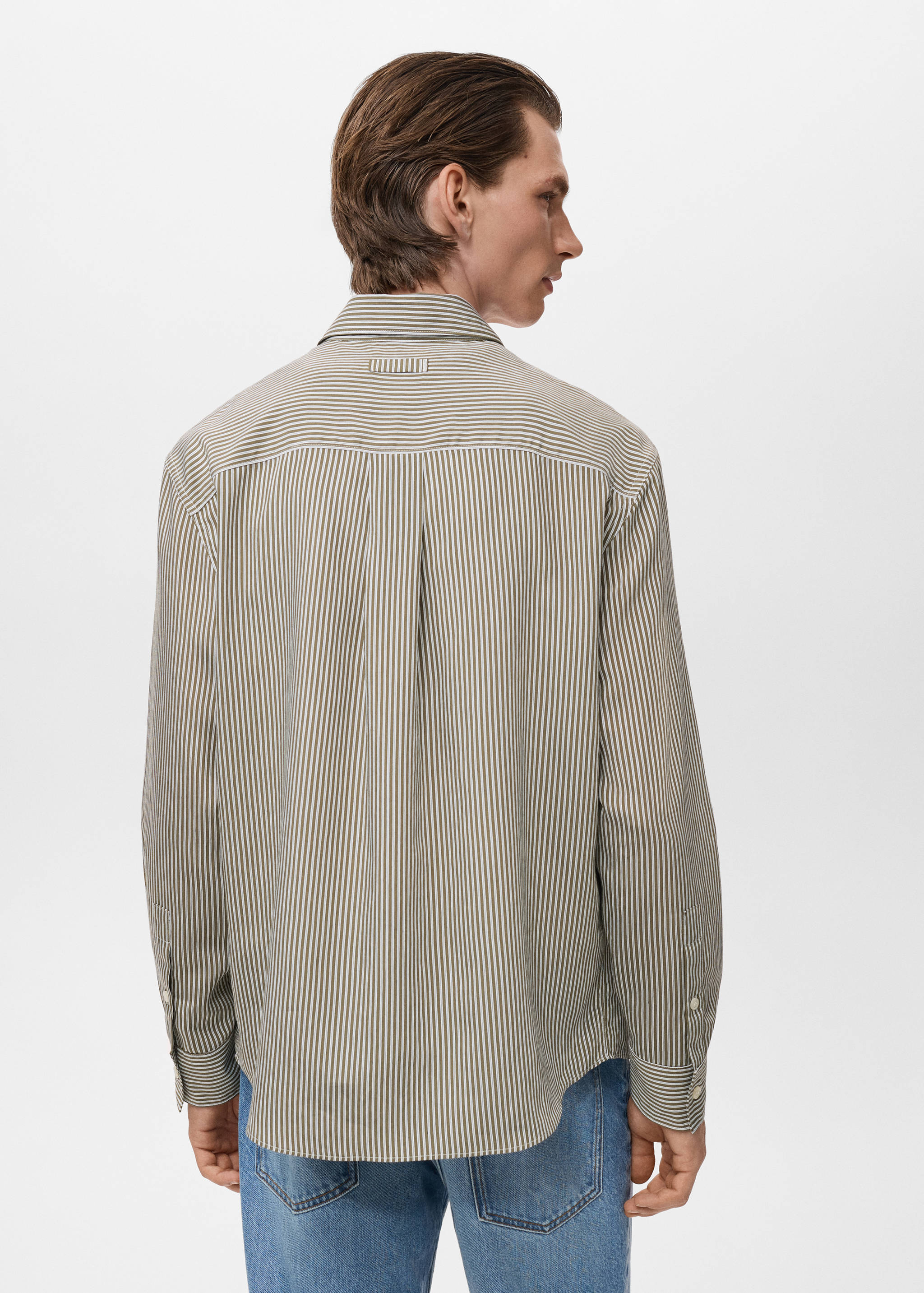 Regular fit striped print shirt - Reverse of the article