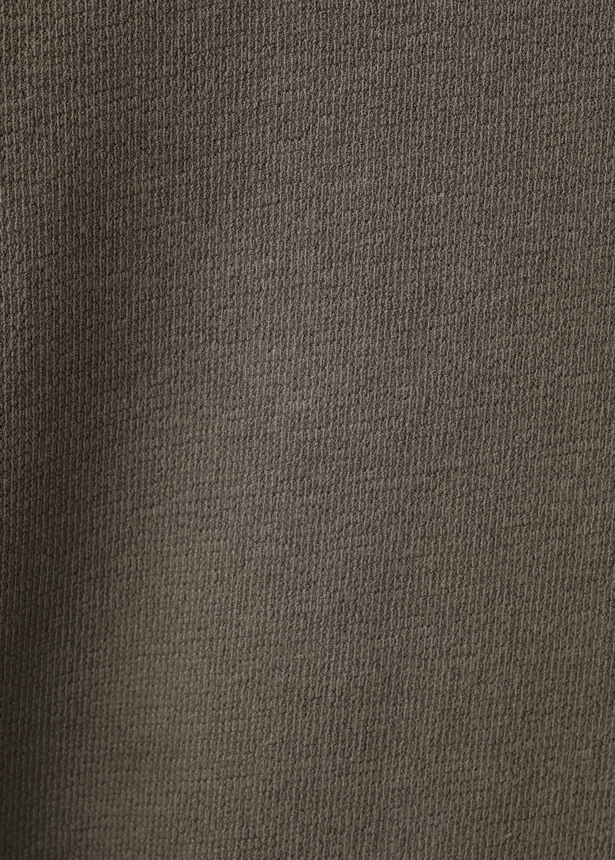 100% cotton relaxed-fit structured t-shirt - Details of the article 8