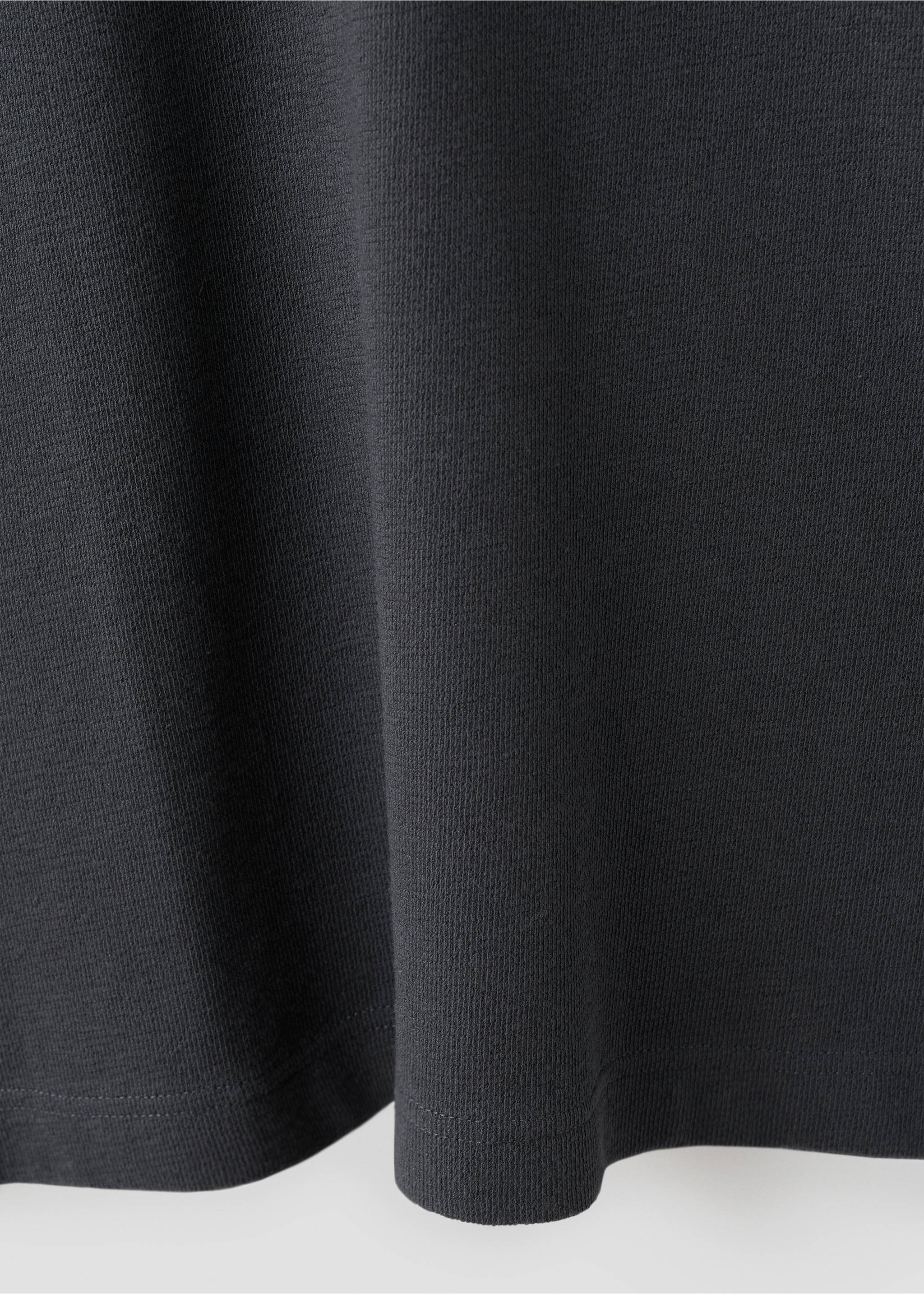 100% cotton relaxed-fit structured t-shirt - Details of the article 0, Indigo Blue. Ref: 17024450-00.