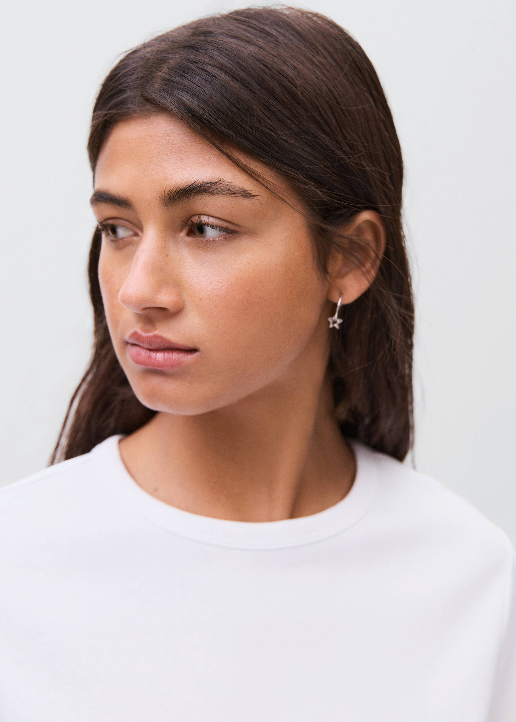 Essential cotton-blend T-shirt - Details of the article 1