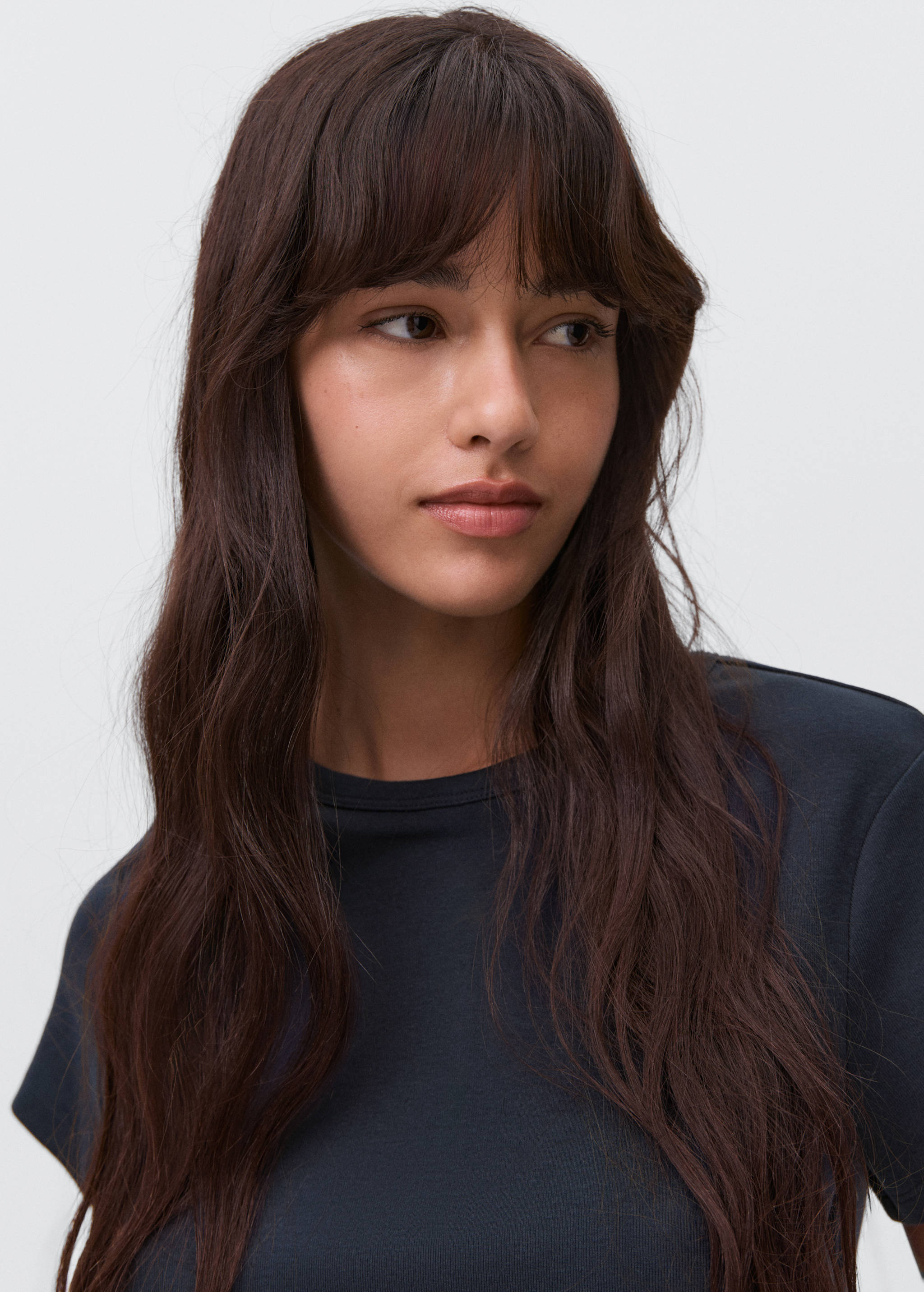 Essential cotton-blend T-shirt - Details of the article 1