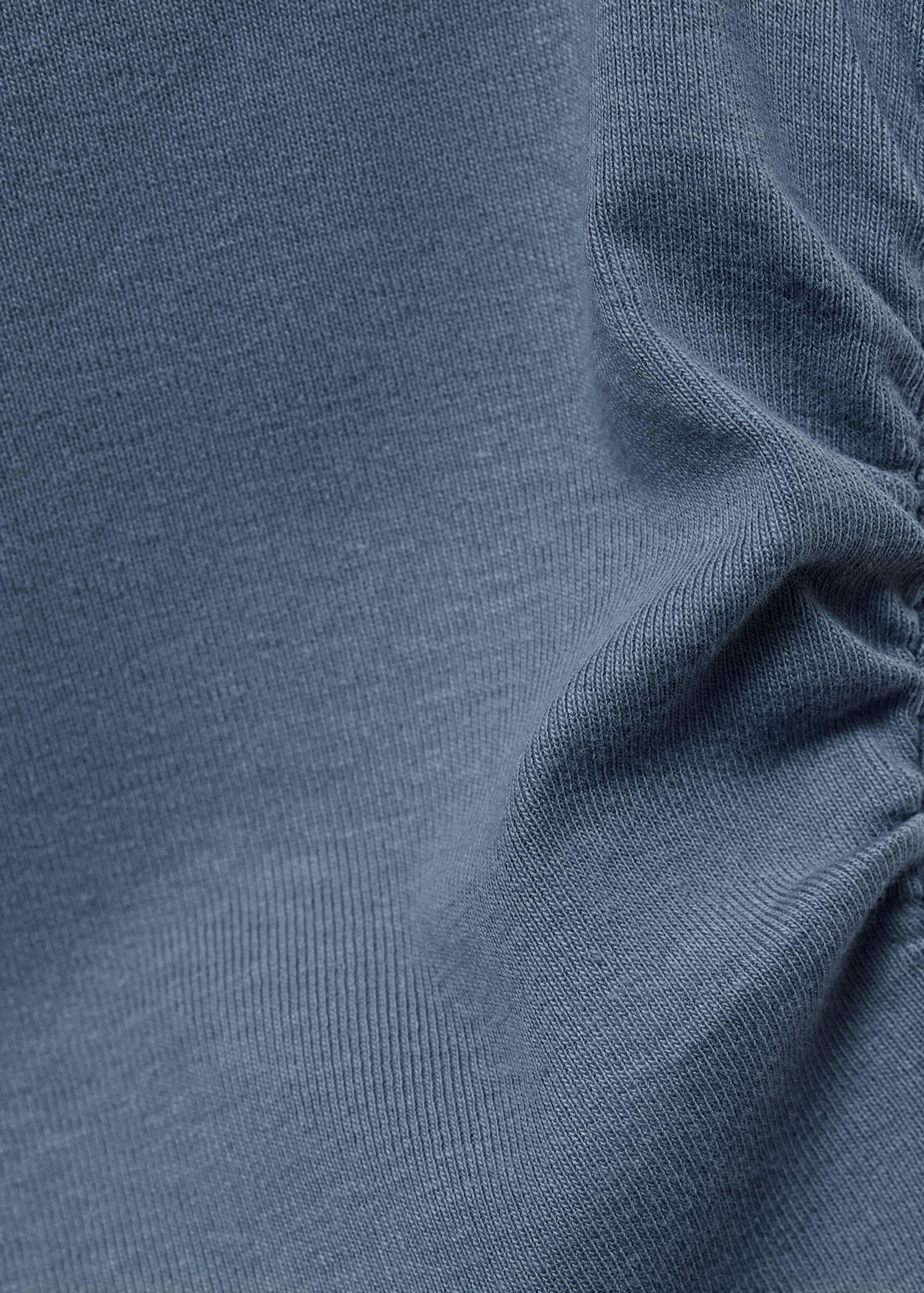 Asymmetric cotton T-shirt - Details of the article 0