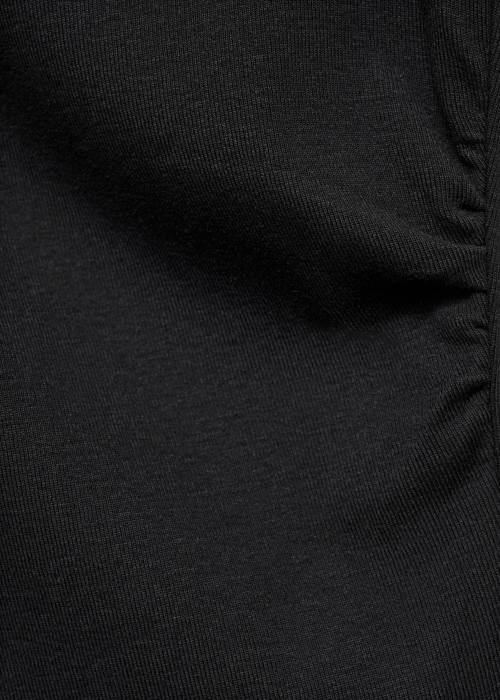 Asymmetric cotton T-shirt - Details of the article 8