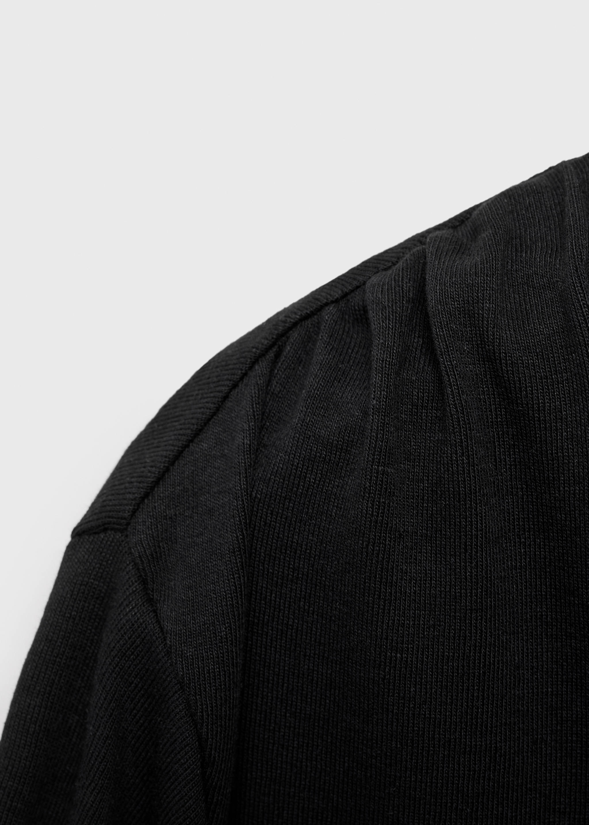 Asymmetric cotton T-shirt - Details of the article 0