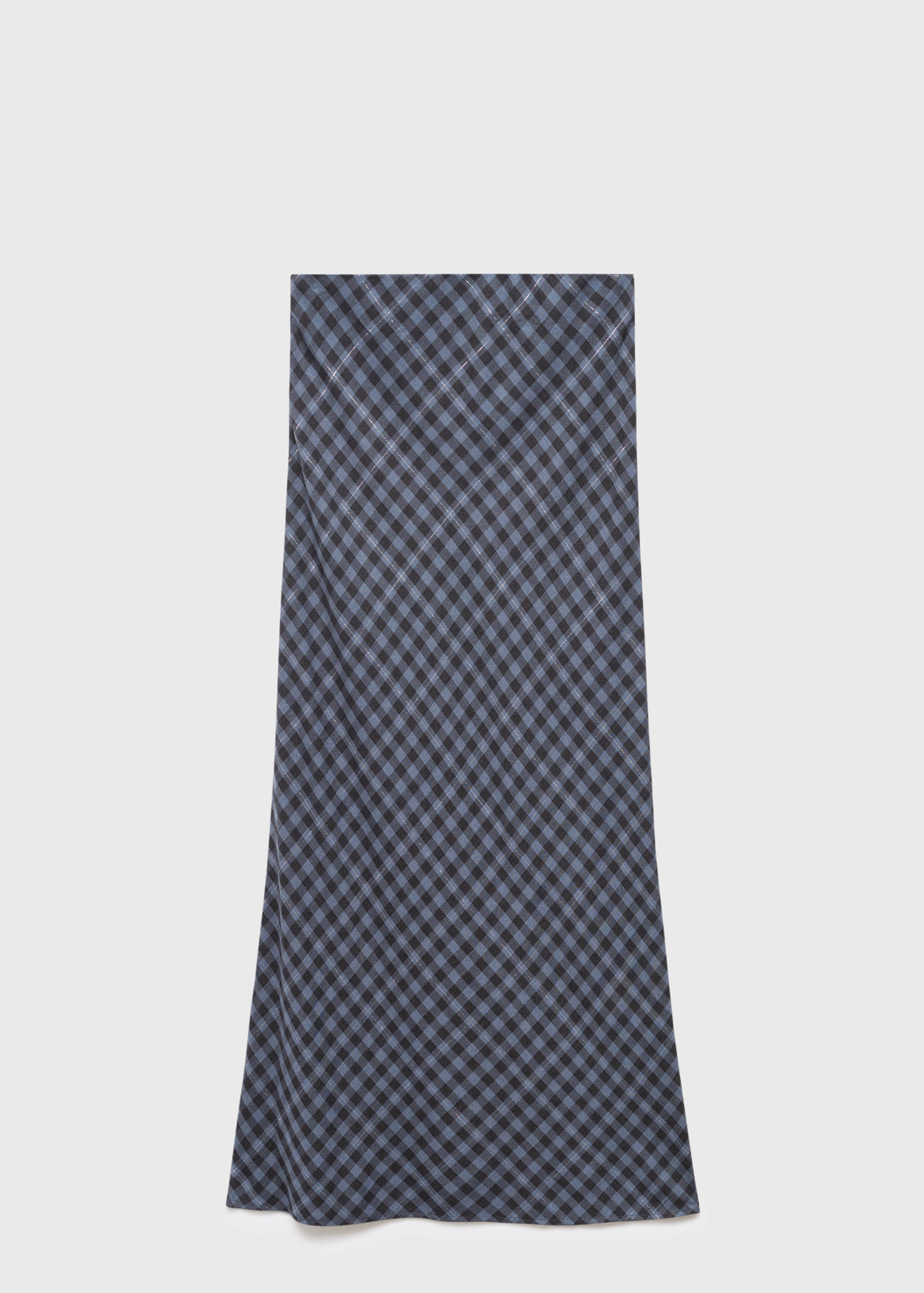 Checked long skirt - Article without model