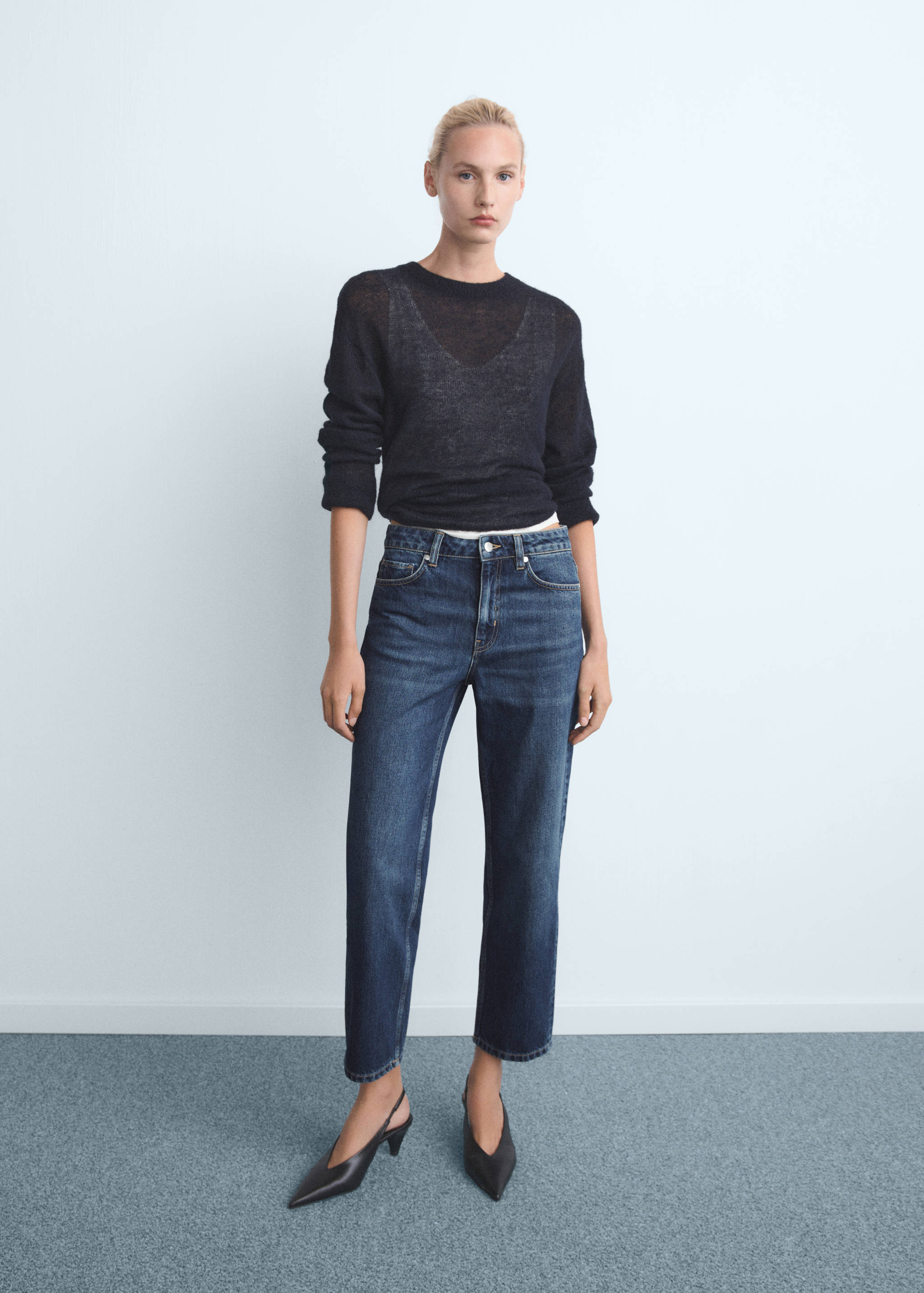 Raka jeans medium midja - Allmän bild