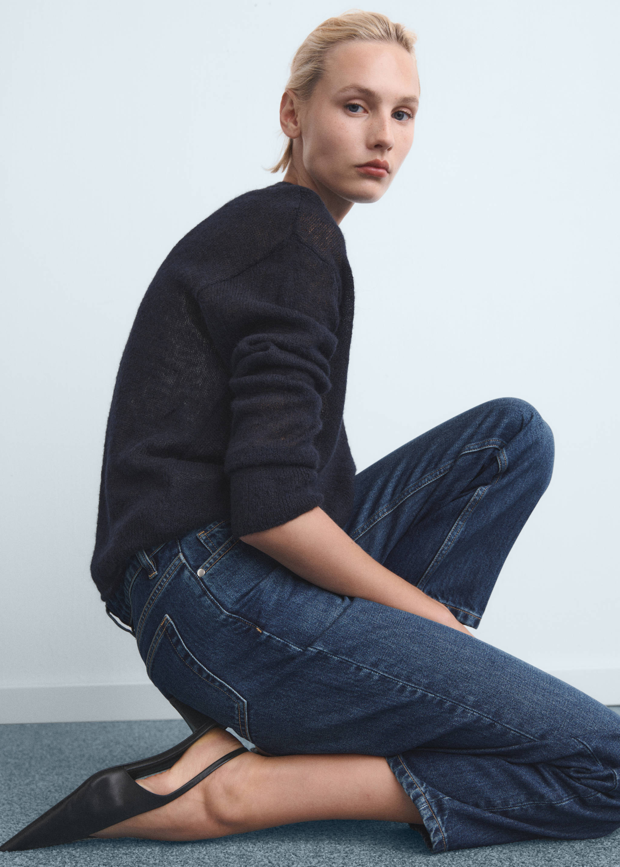 Raka jeans medium midja - Detaljer om artikeln 2