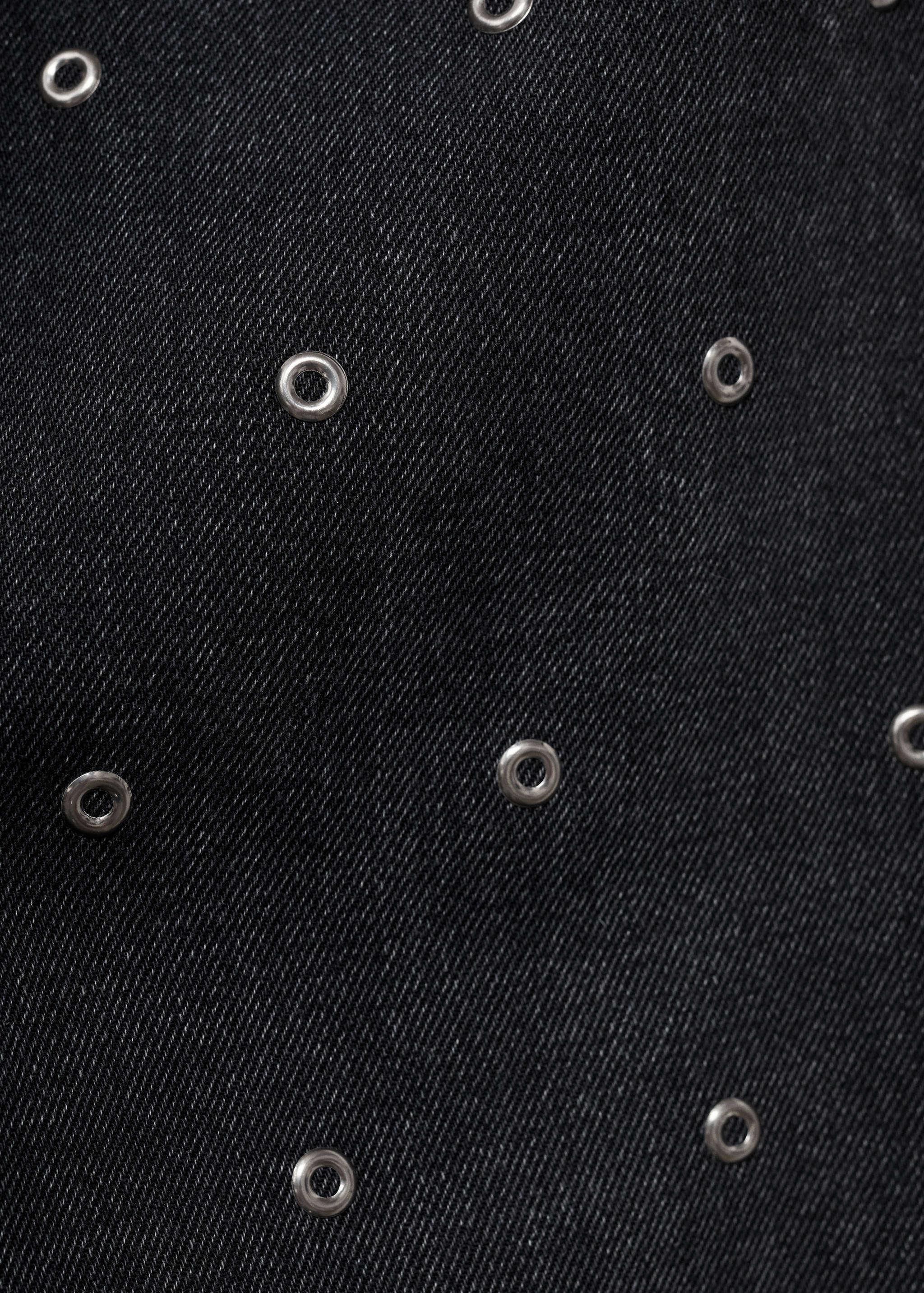Barrel jeans with eyelets - Details of the article 0