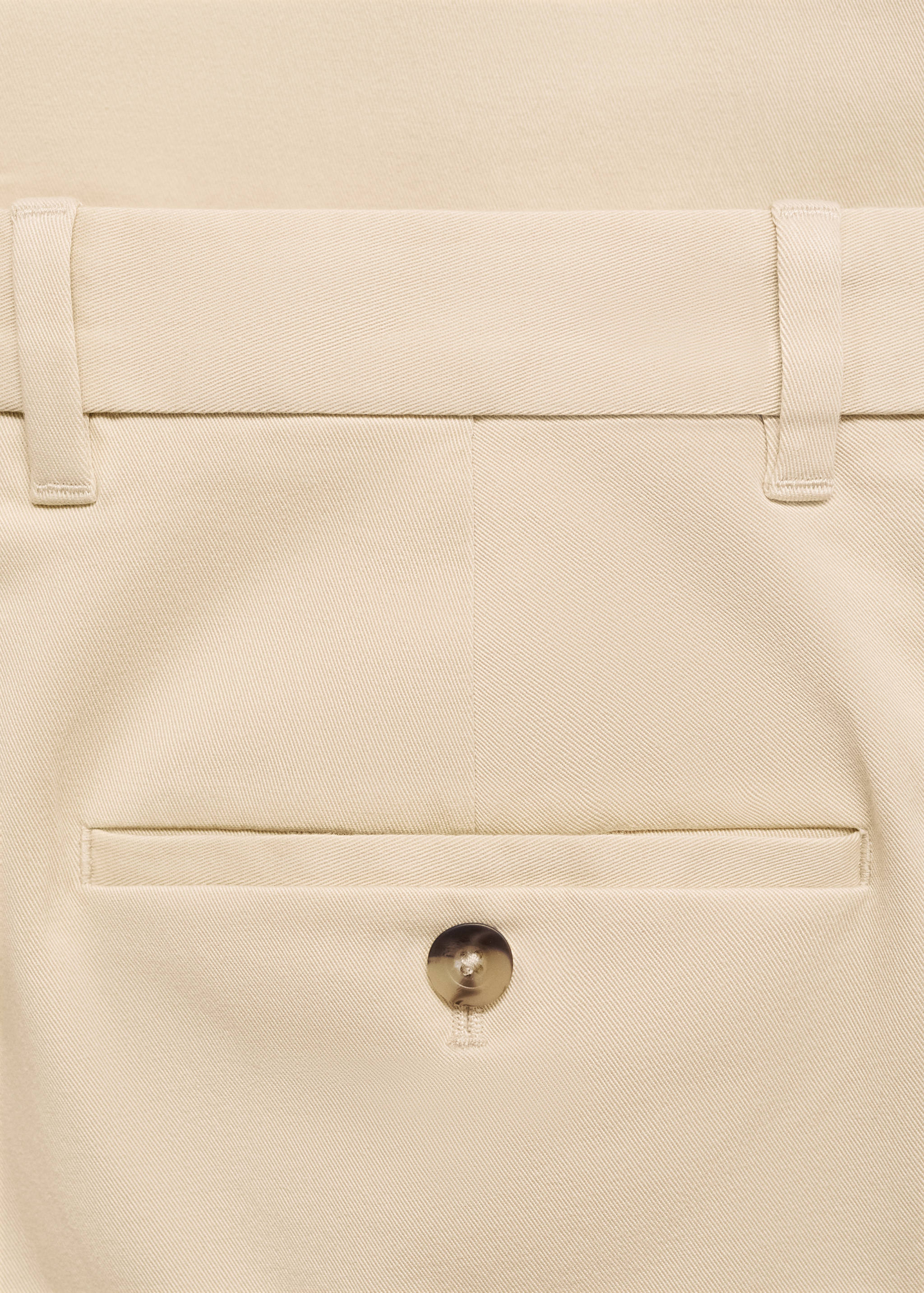 Barna slim-fit twill chino trousers - Details of the article 0