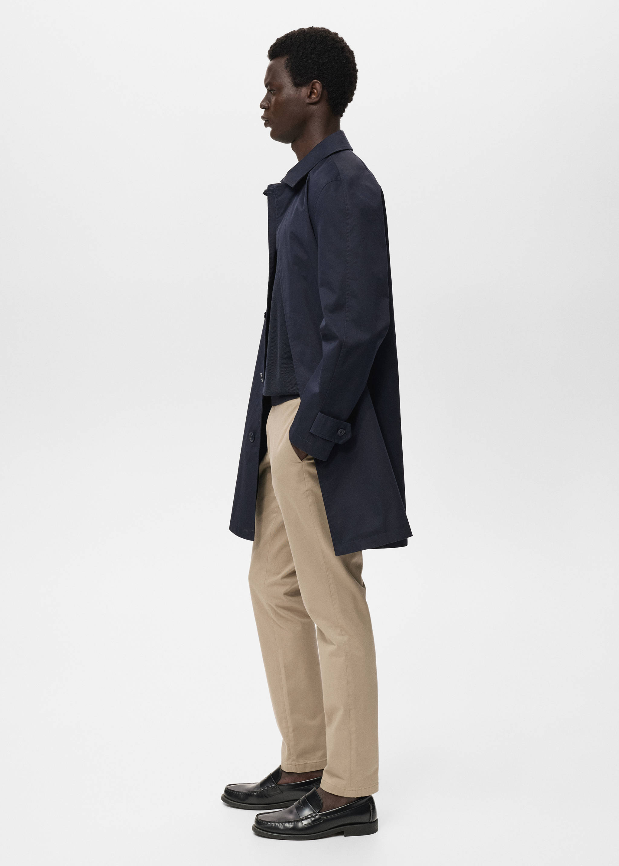 Barna slim-fit twill chino trousers - Details of the article 6