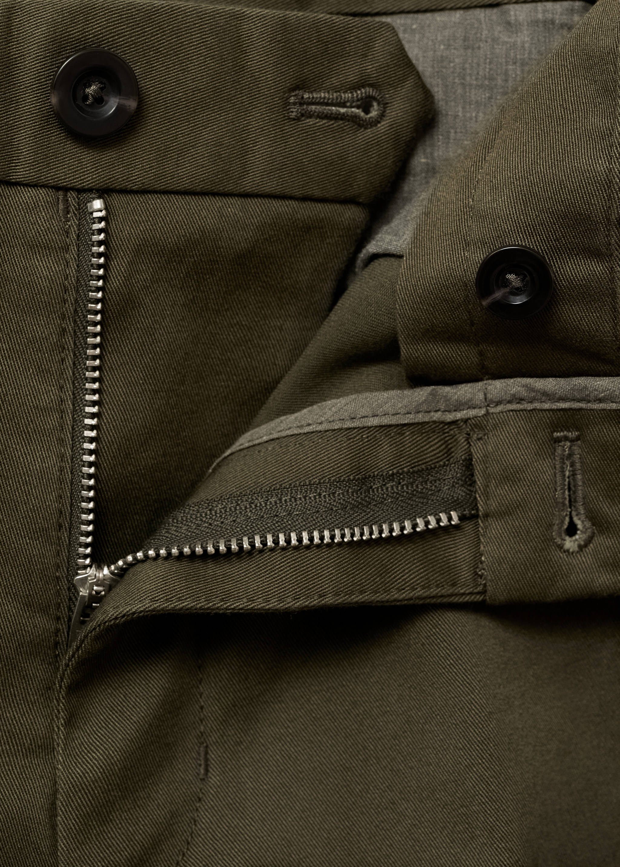Barna slim-fit twill chino trousers - Details of the article 8