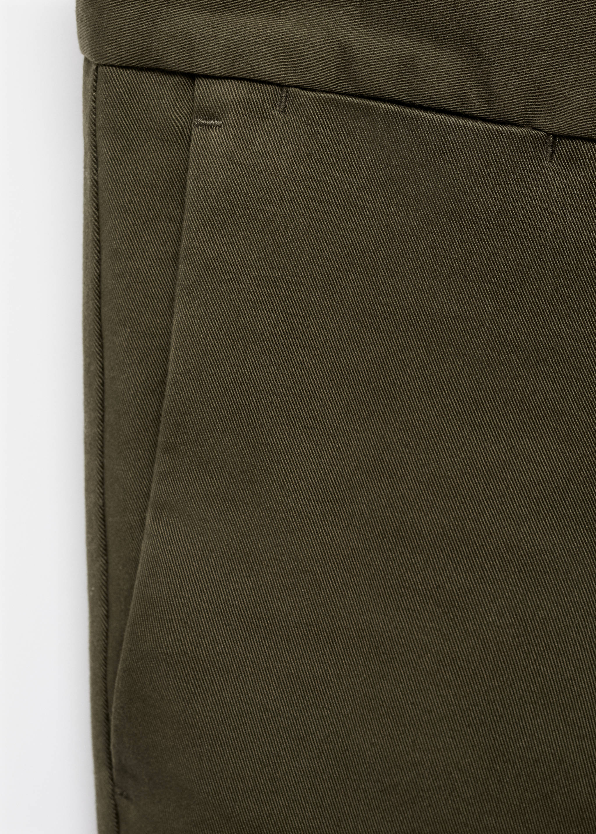 Barna slim-fit twill chino trousers - Details of the article 0