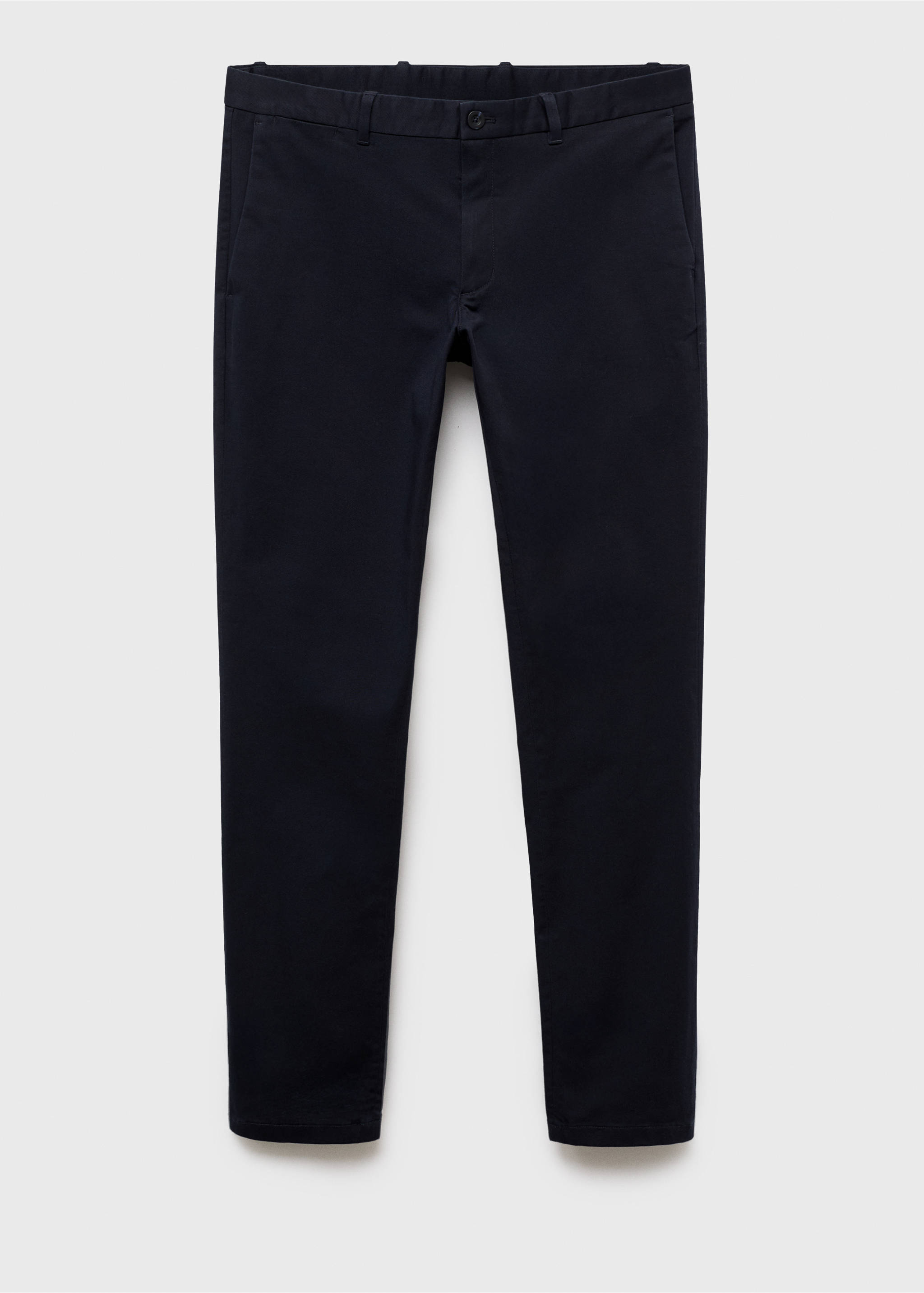 Barna slim-fit twill chino trousers - Article without model, Navy. Ref: 17025141-00.