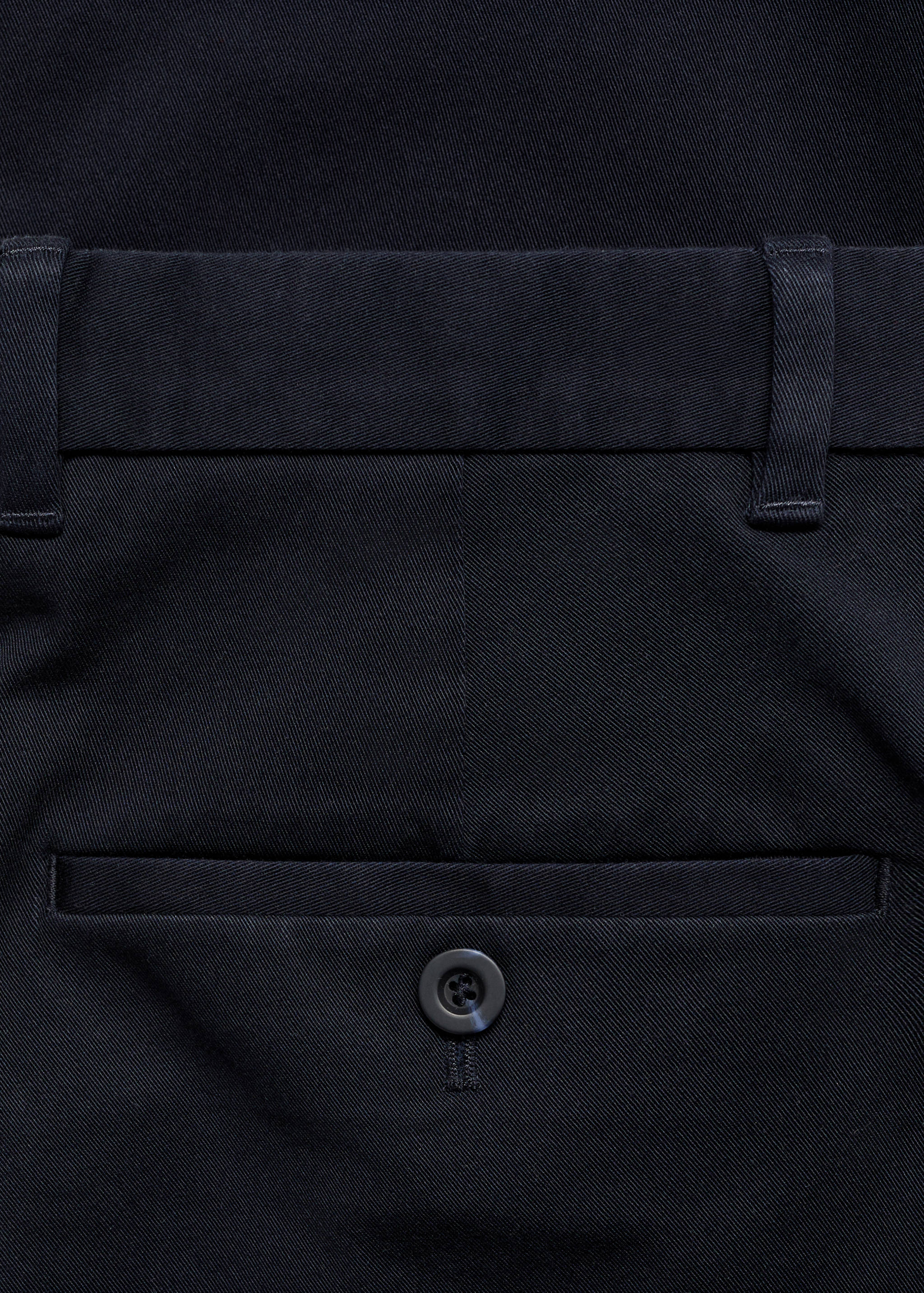 Barna slim-fit twill chino trousers - Details of the article 0