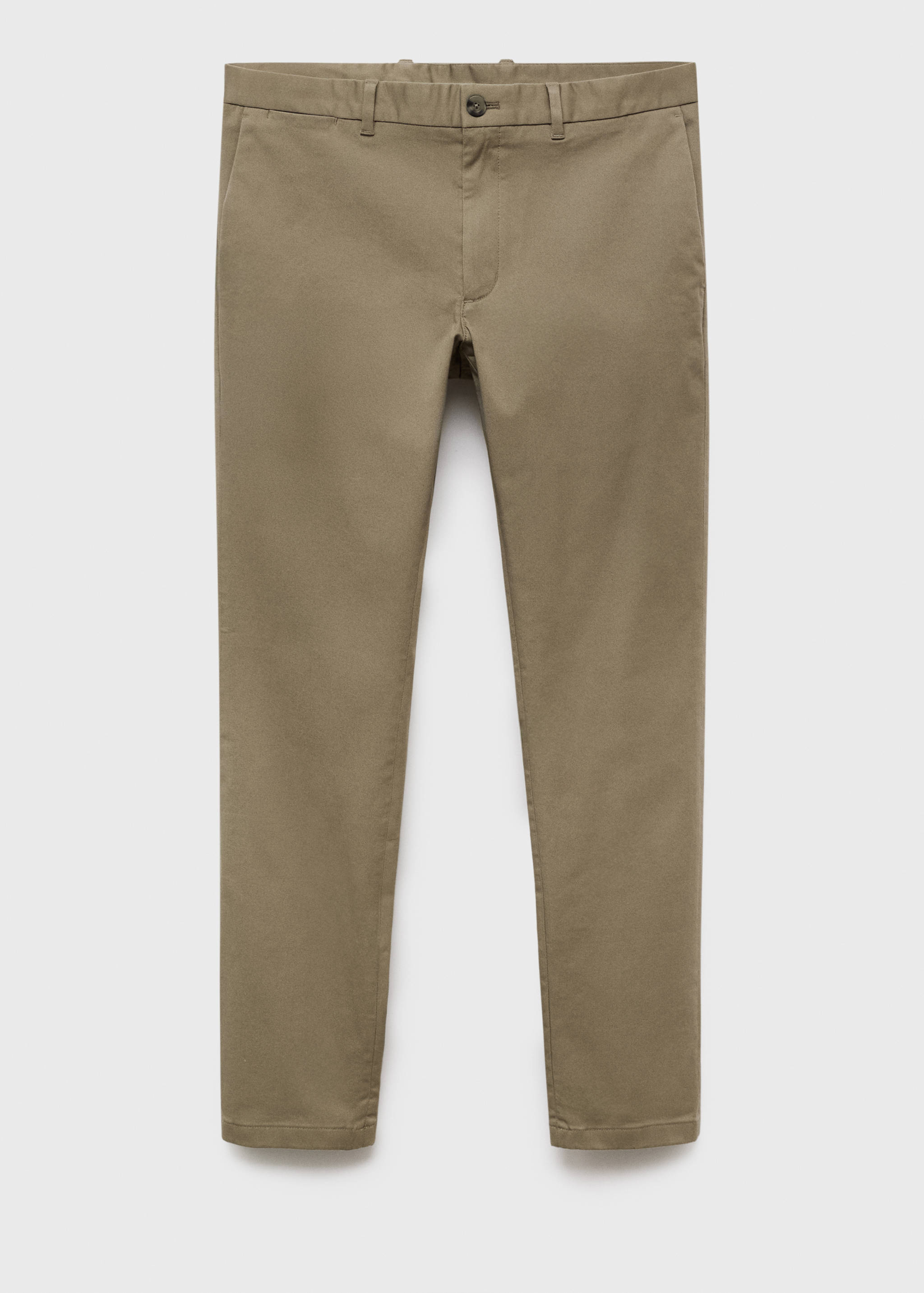 Barna slim-fit twill chino trousers - Article without model